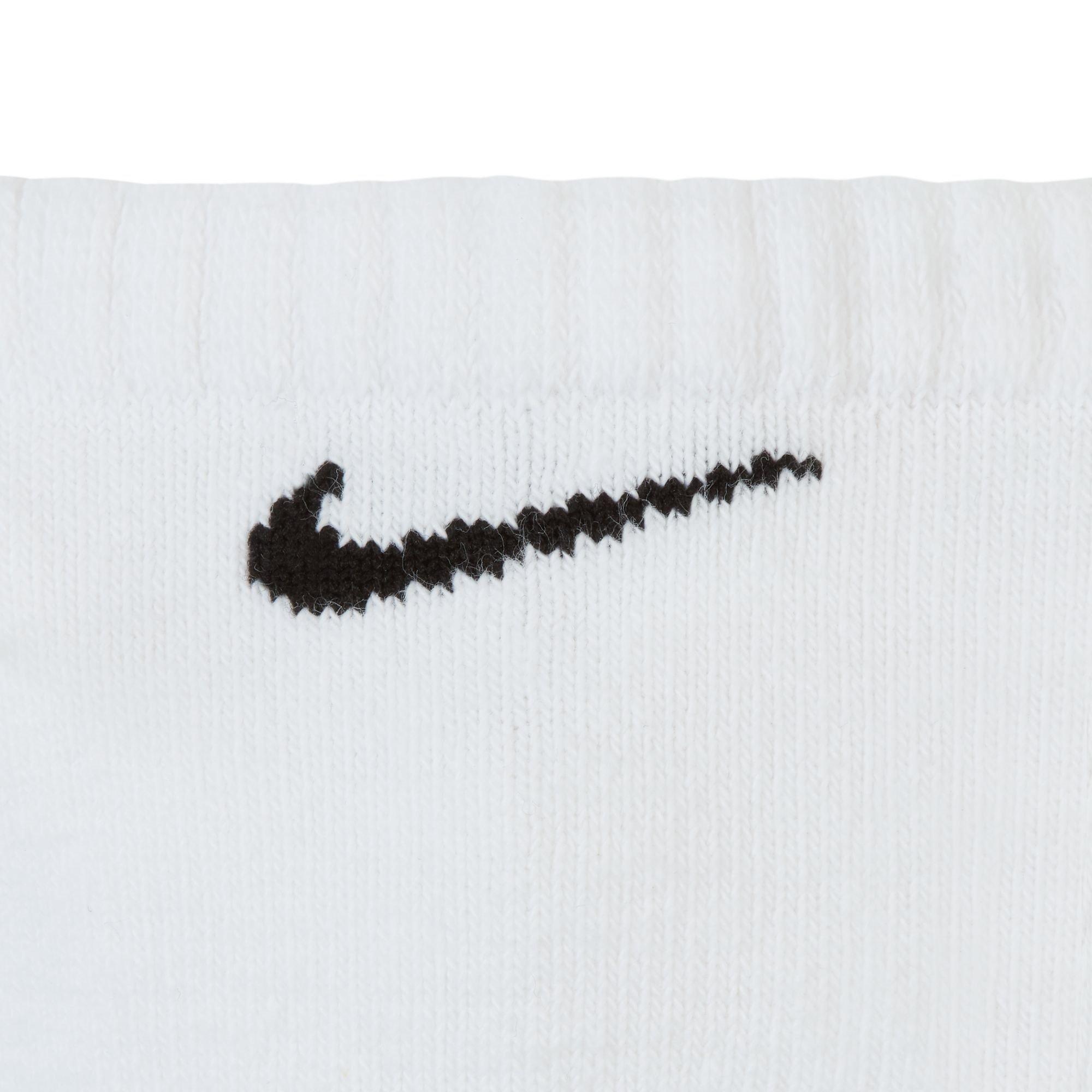 Branco/Preto - Nike - 3 Pack Cushioned No Show Socks - 4