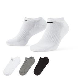 Nike 3 Pack Cushioned No Show Socks