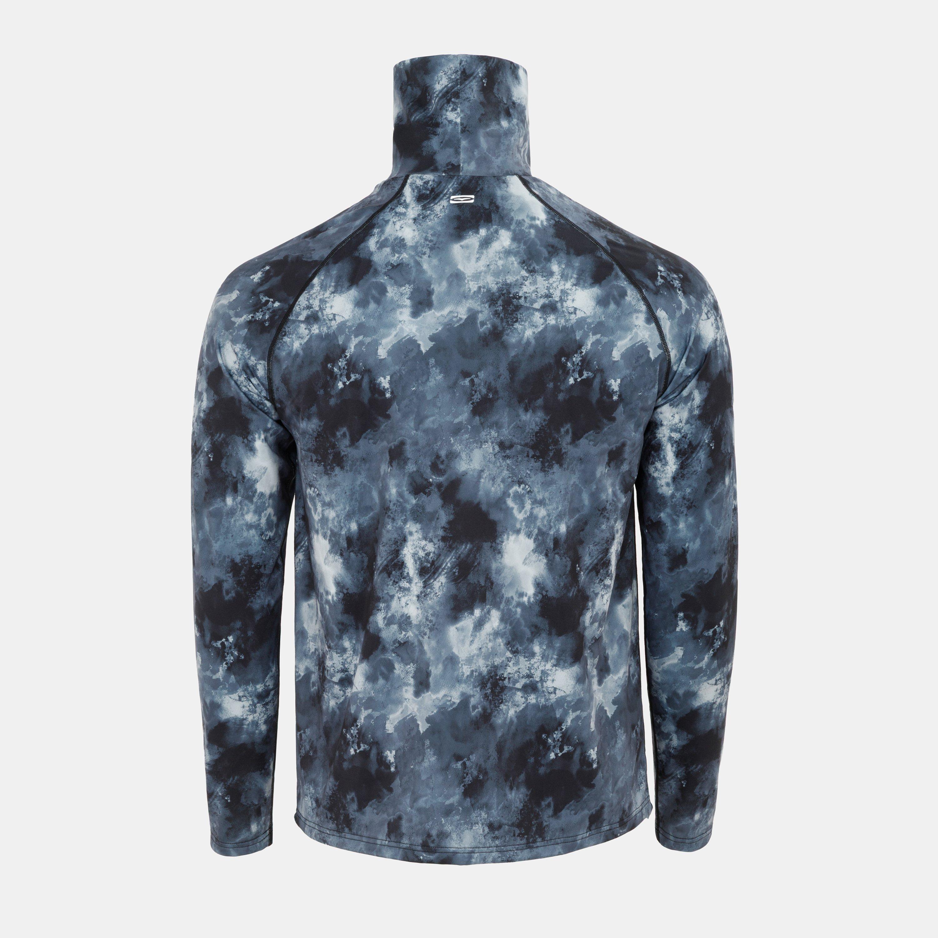 Sort AOP - Gul - Powder Thermal Funnel Neck Long Sleeve Baselayer Top - 2