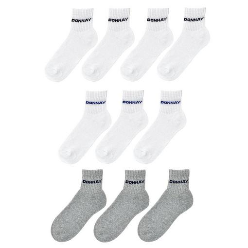 Donnay Quarter Socks 10 Pack Childrens