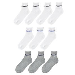 Donnay  10 Pack Quarter Socks Childrens