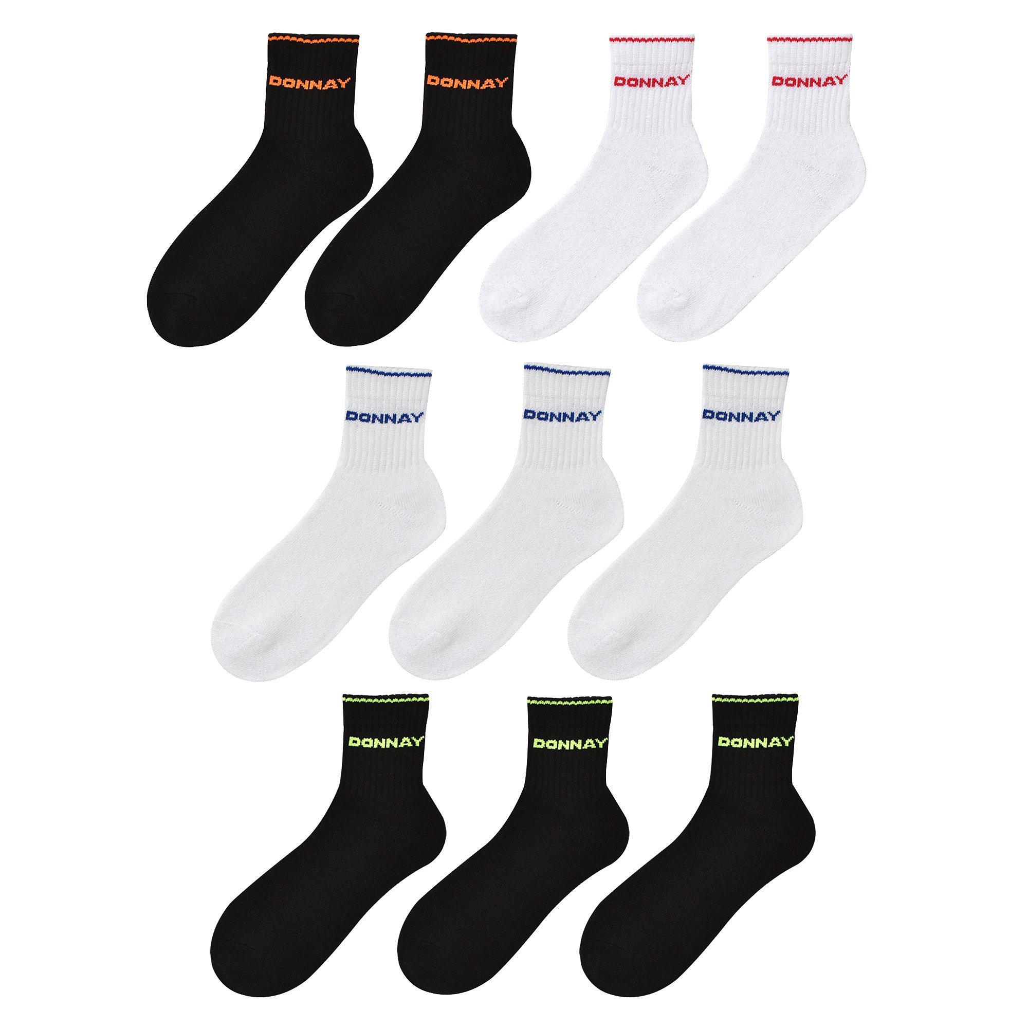 Donnay  Kids 10 Pack Quarter Socks Childrens - Bright Asst - Chd C8-C13