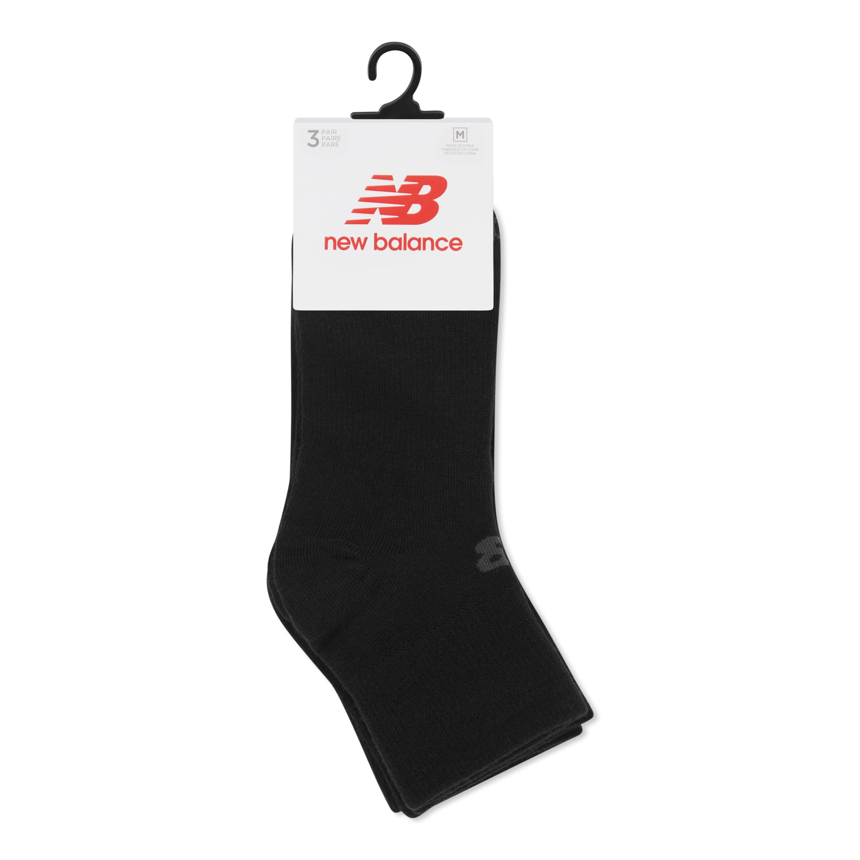 Crna - New Balance - New 3 Pack Ankle Socks - 3