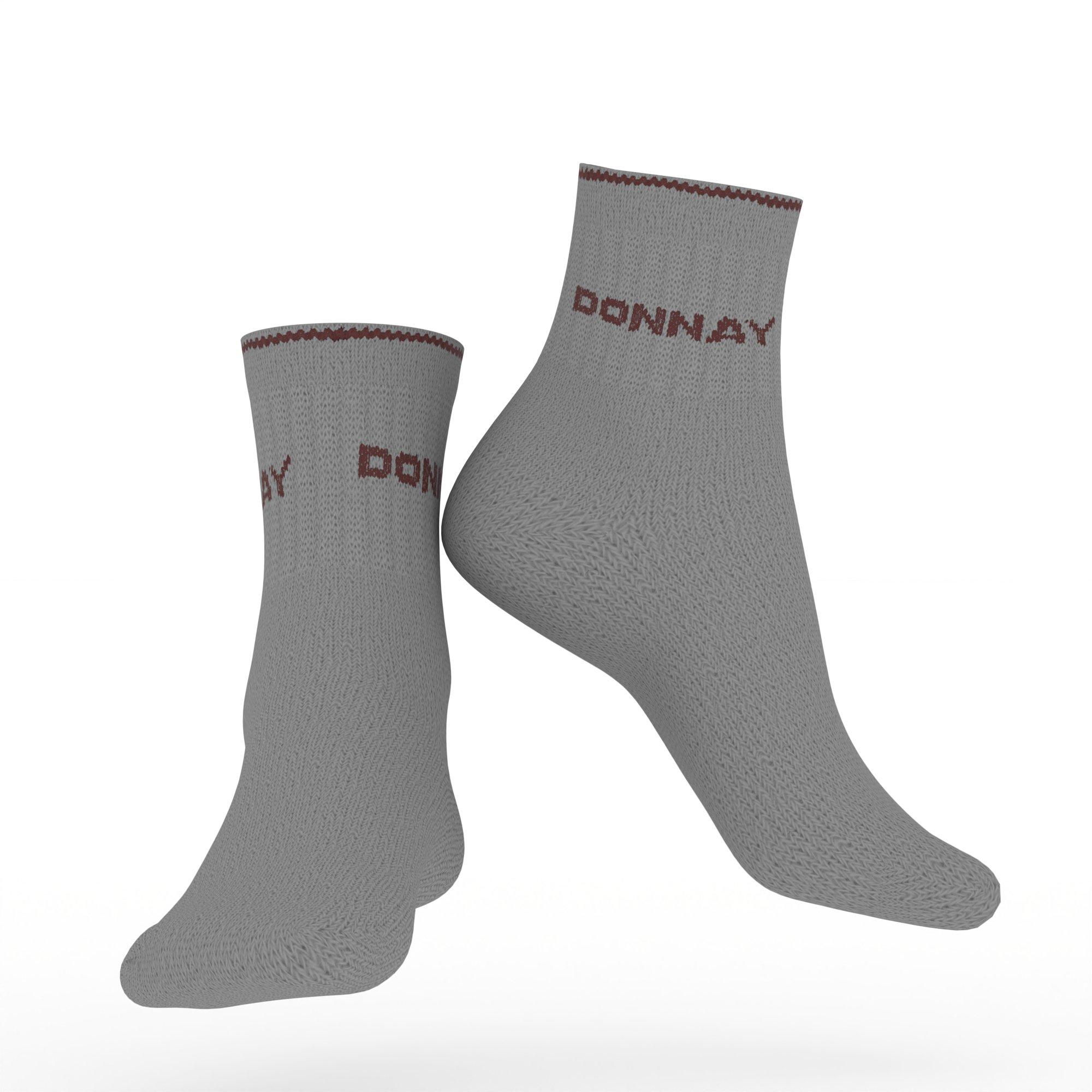 Bright Asst - Donnay - 10 Pack Quarter Socks Plus Size 12+ - 9