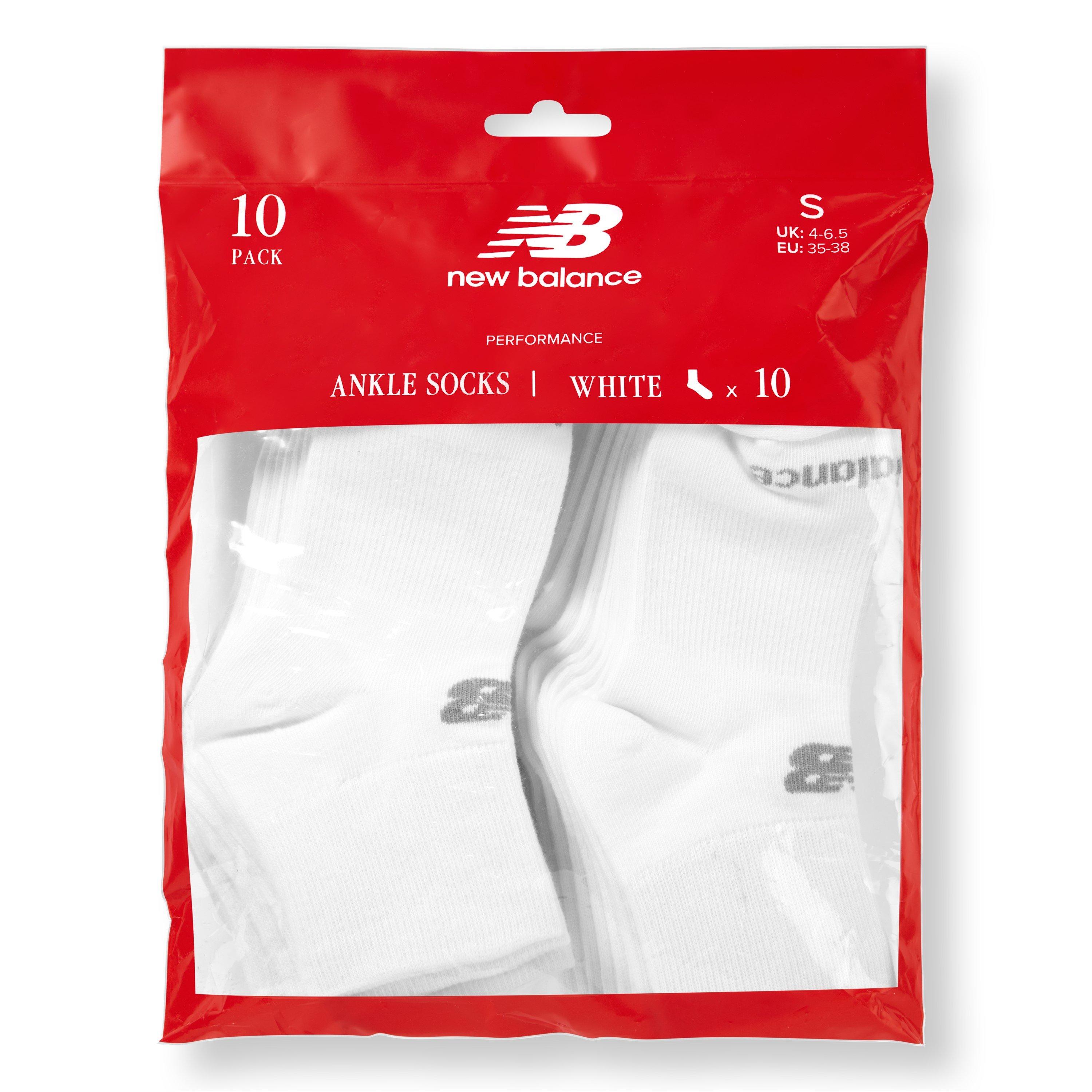 White - New Balance - Ankle Socks 10 Pack - 3