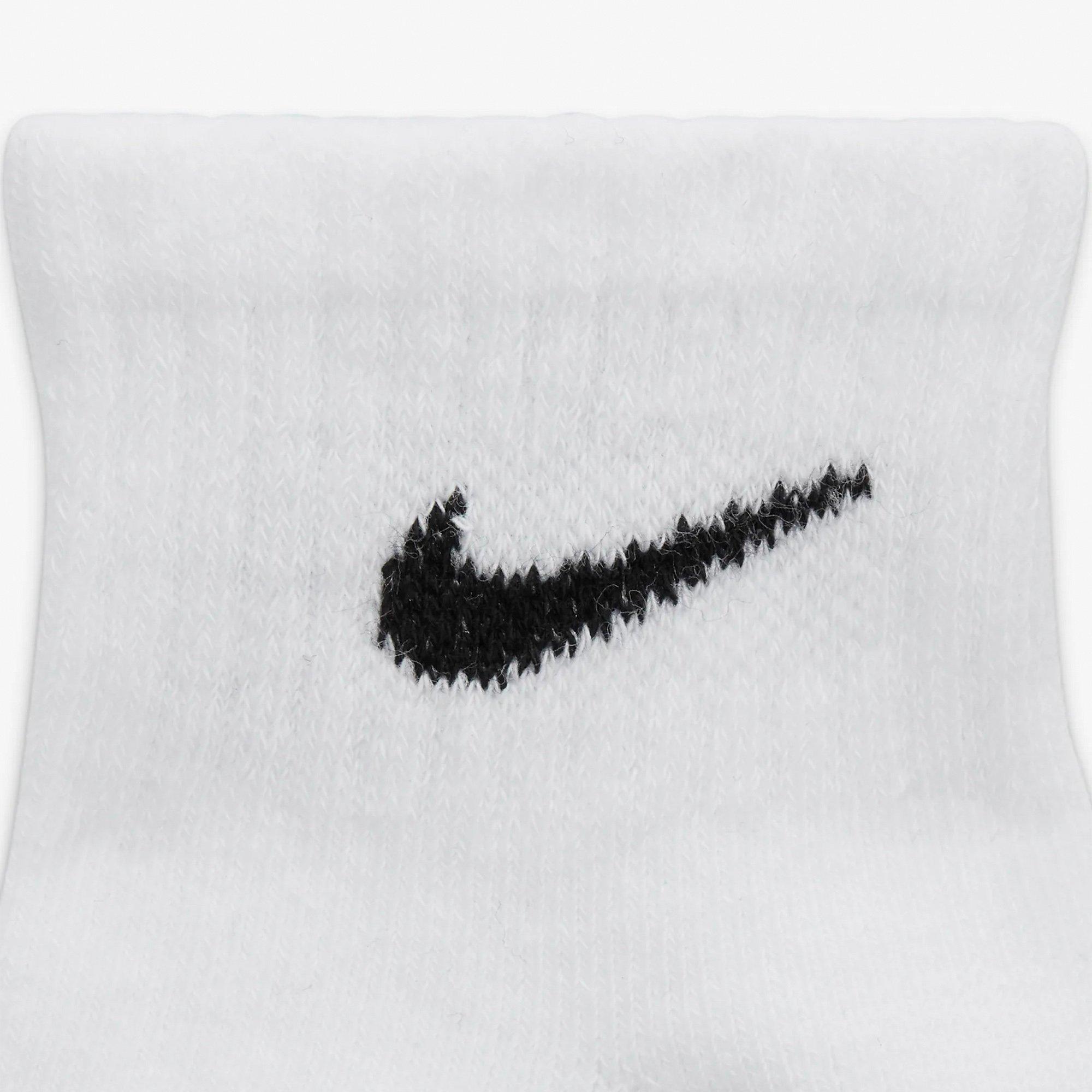 Dk Grey Hea/Blk - Nike - Core Swoosh Infants Gripper Socks 3 Pack - 3