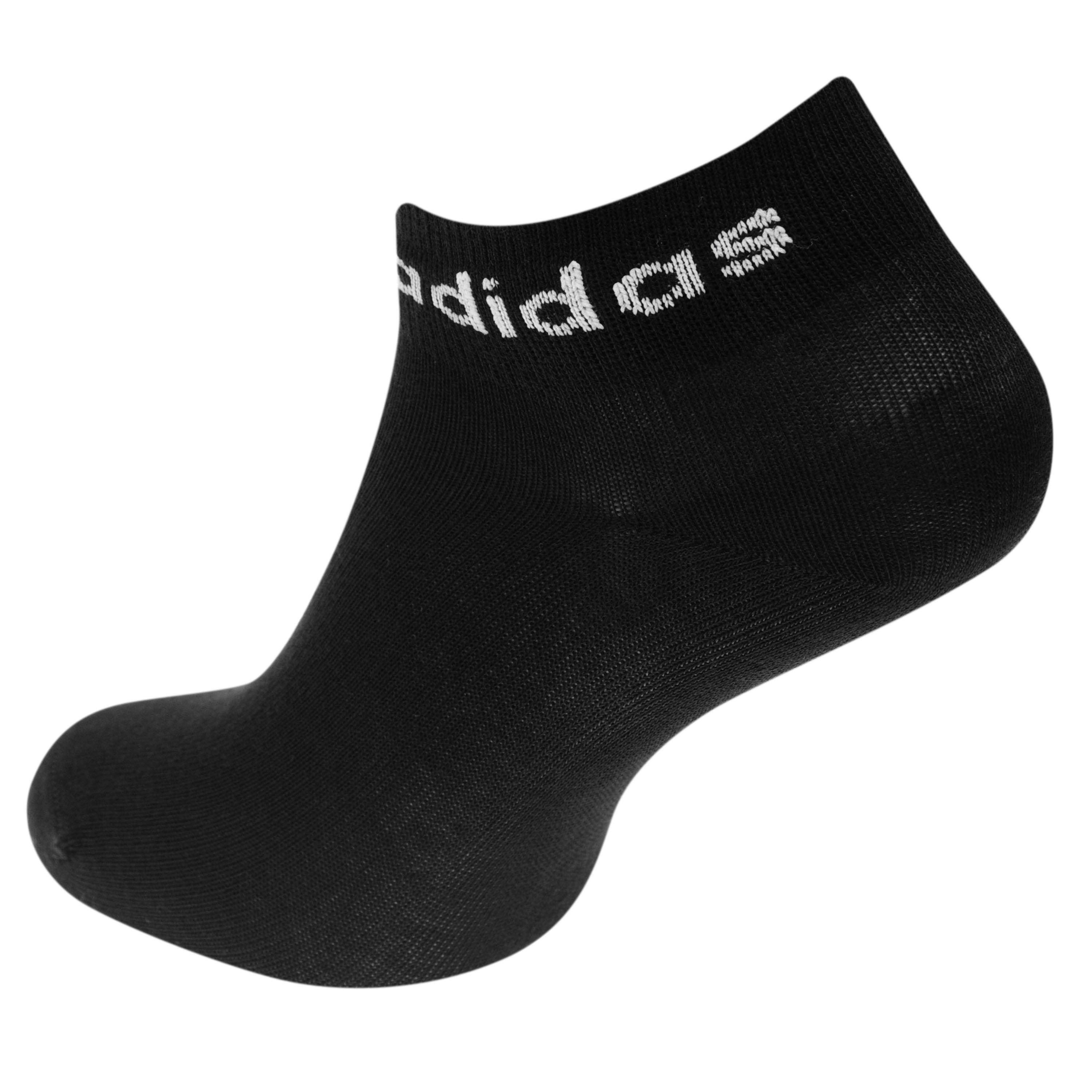 Schwarz/Weiß - adidas - Essentials Ankle 3 Pack Socks - 3