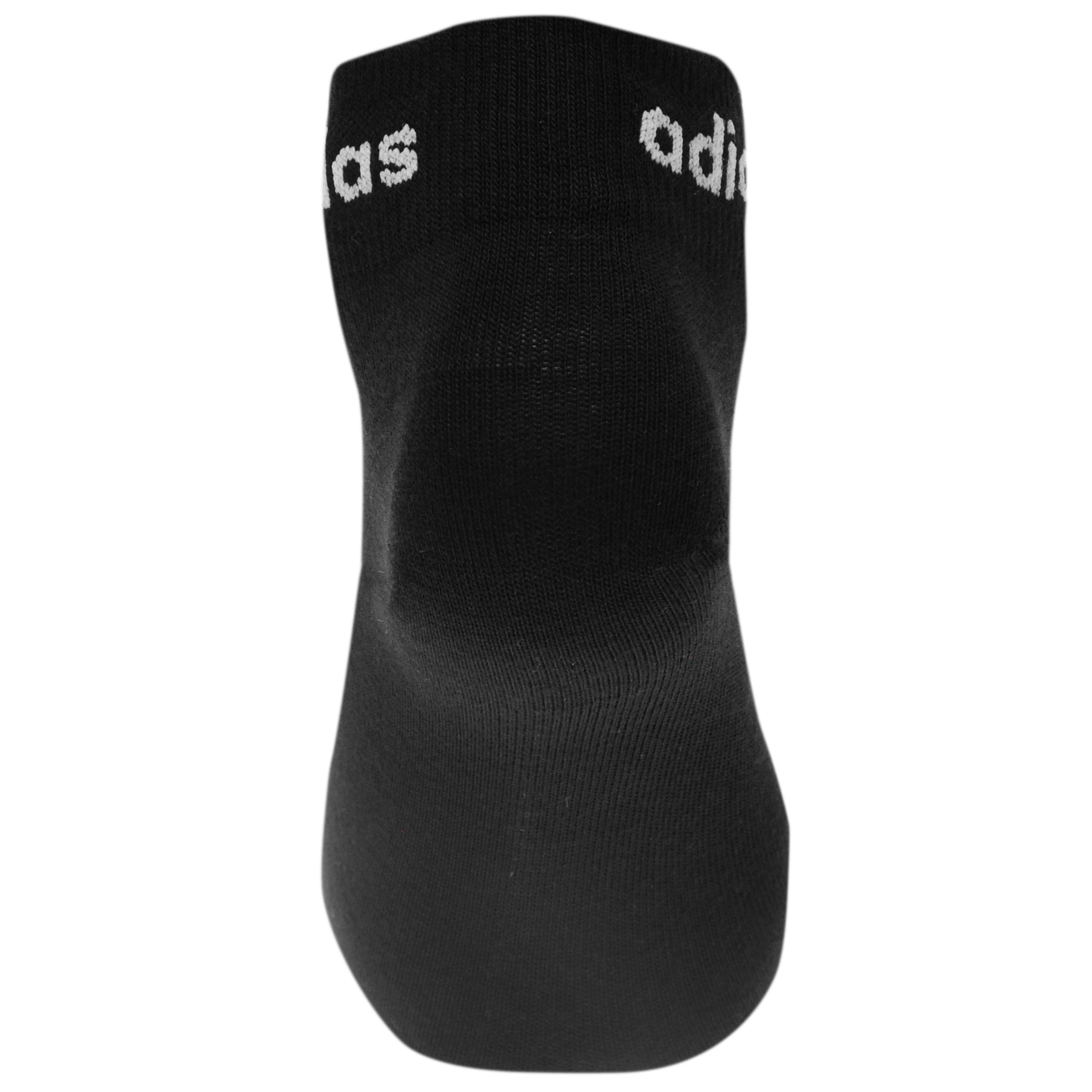 Noir/Blanc - adidas - Essentials Ankle 3 Pack Socks - 3