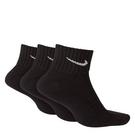 Noir - Nike - Cushion Training Ankle Socks (3 Pairs) - 2