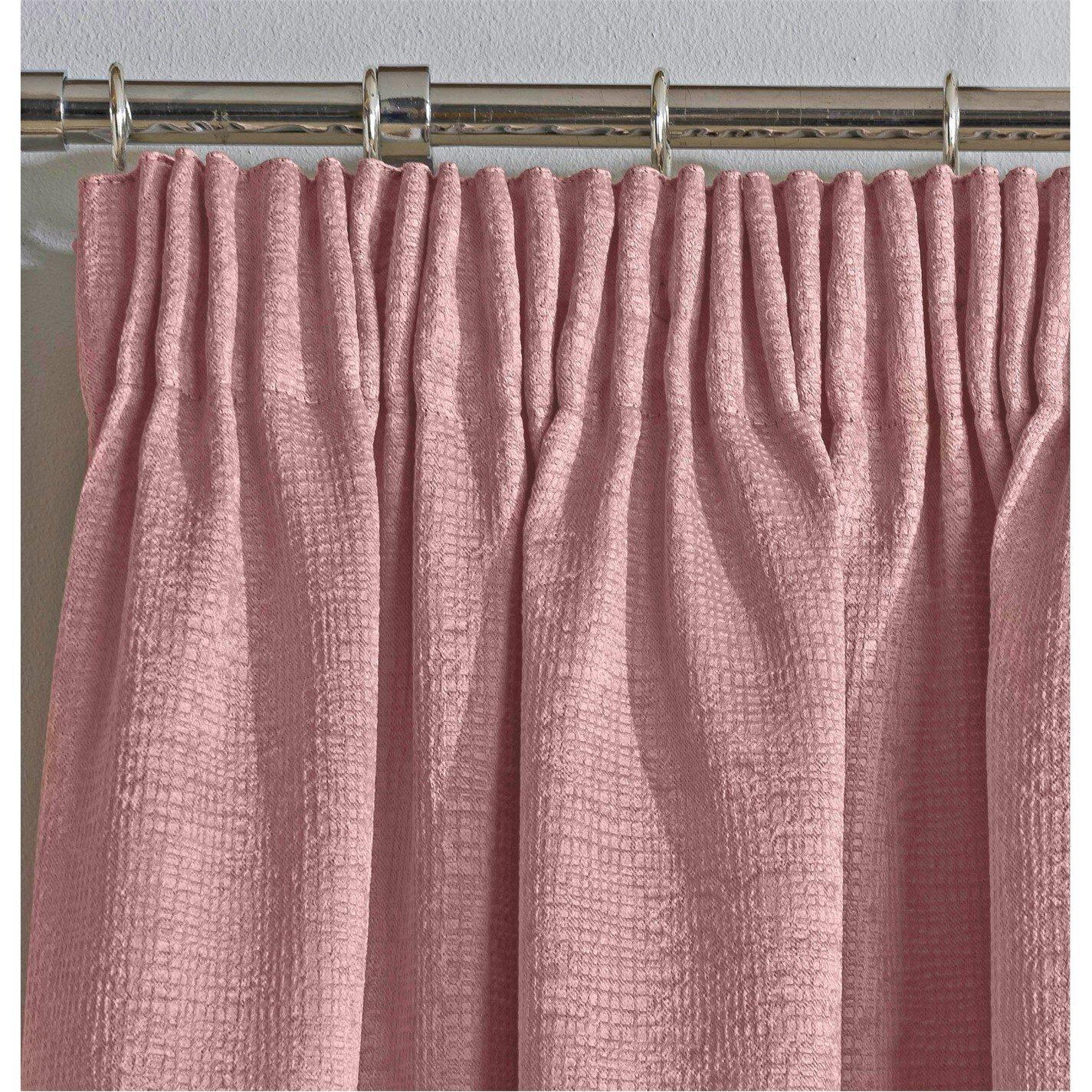 Blush - Enhanced Living - Matrix Blush Thermal Blockout Tape Top Curtain - 2