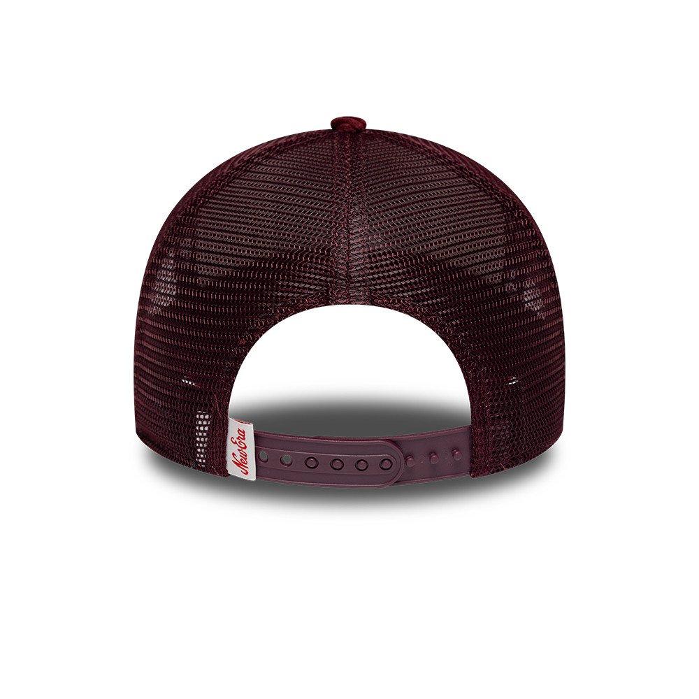 NE Maroon/Stone - New Era - Cord E-Frame Snapback Trucker Cap - 4