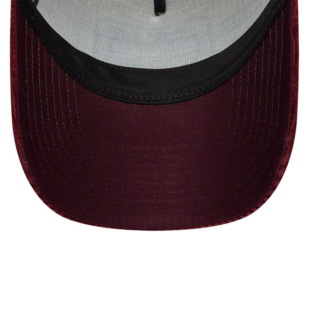 NE Maroon/Stone - New Era - Cord E-Frame Snapback Trucker Cap - 5