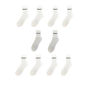 White - Donnay - 10 Pack Quarter Socks Mens - 1