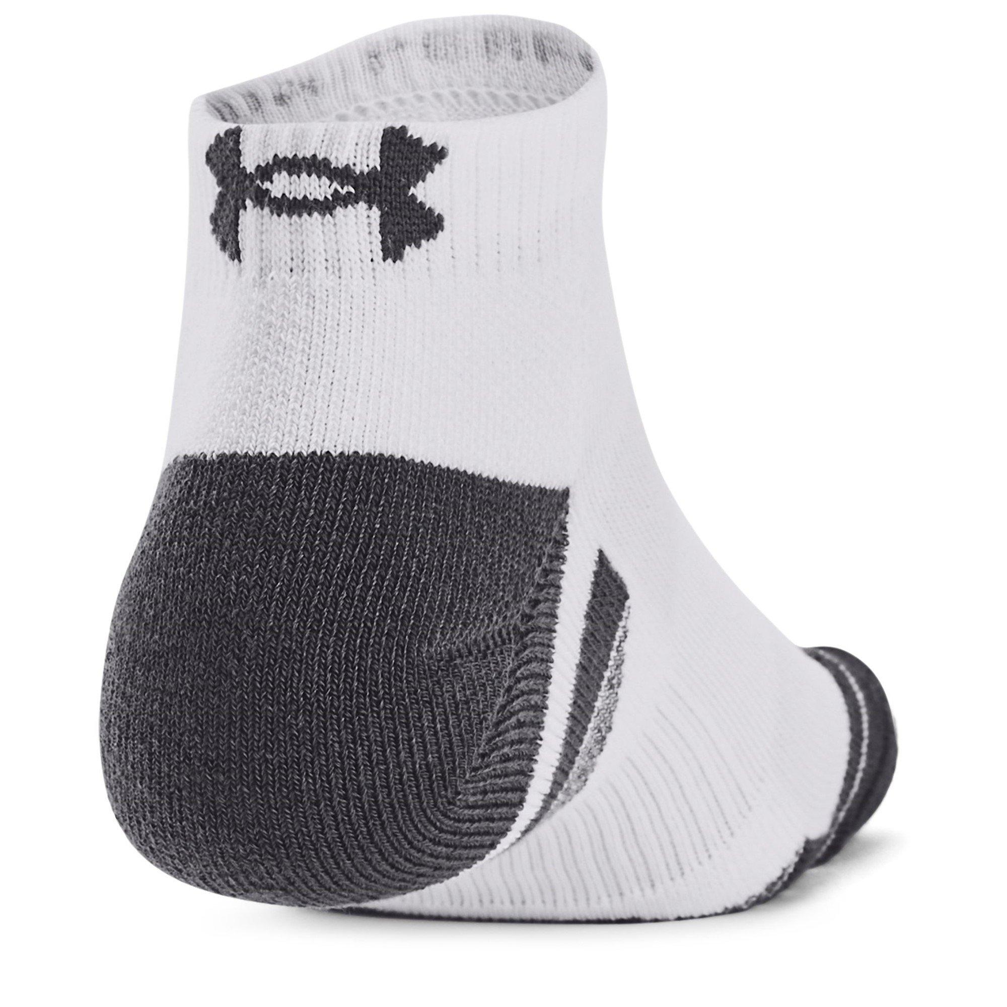 White/Jet Gray - Under Armour - Trainer Socks - 3