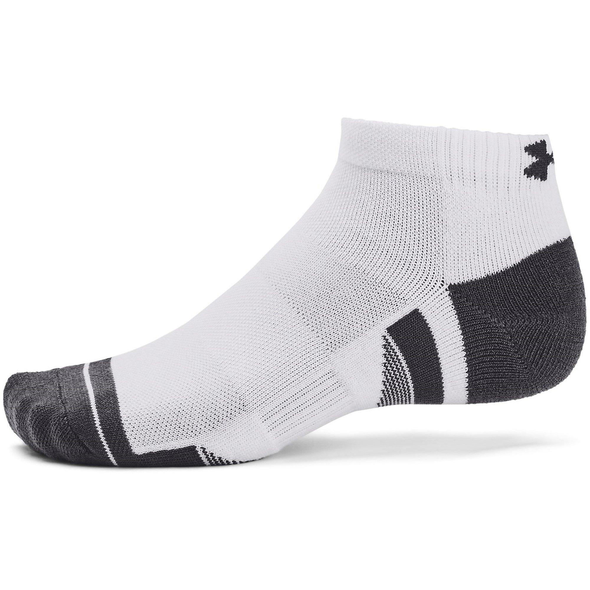 White/Jet Gray - Under Armour - Trainer Socks - 4