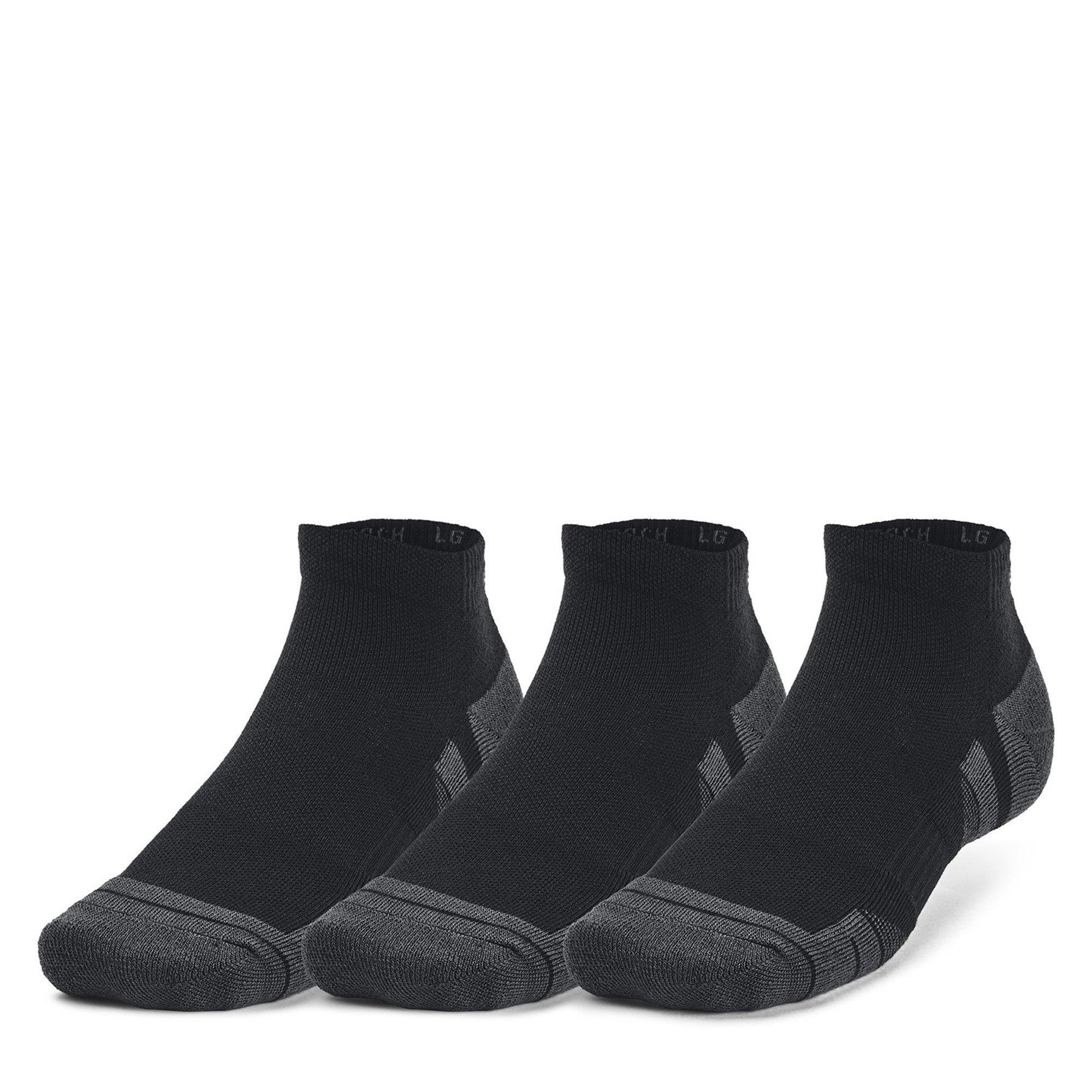 Black/Jet Gray - Under Armour - UA Tech 3pk Low Sock 19 - 1
