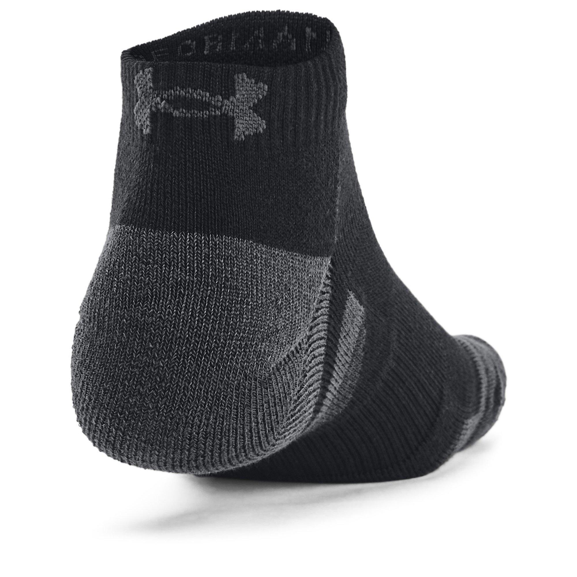 Black/Jet Gray - Under Armour - UA Tech 3pk Low Sock 19 - 3