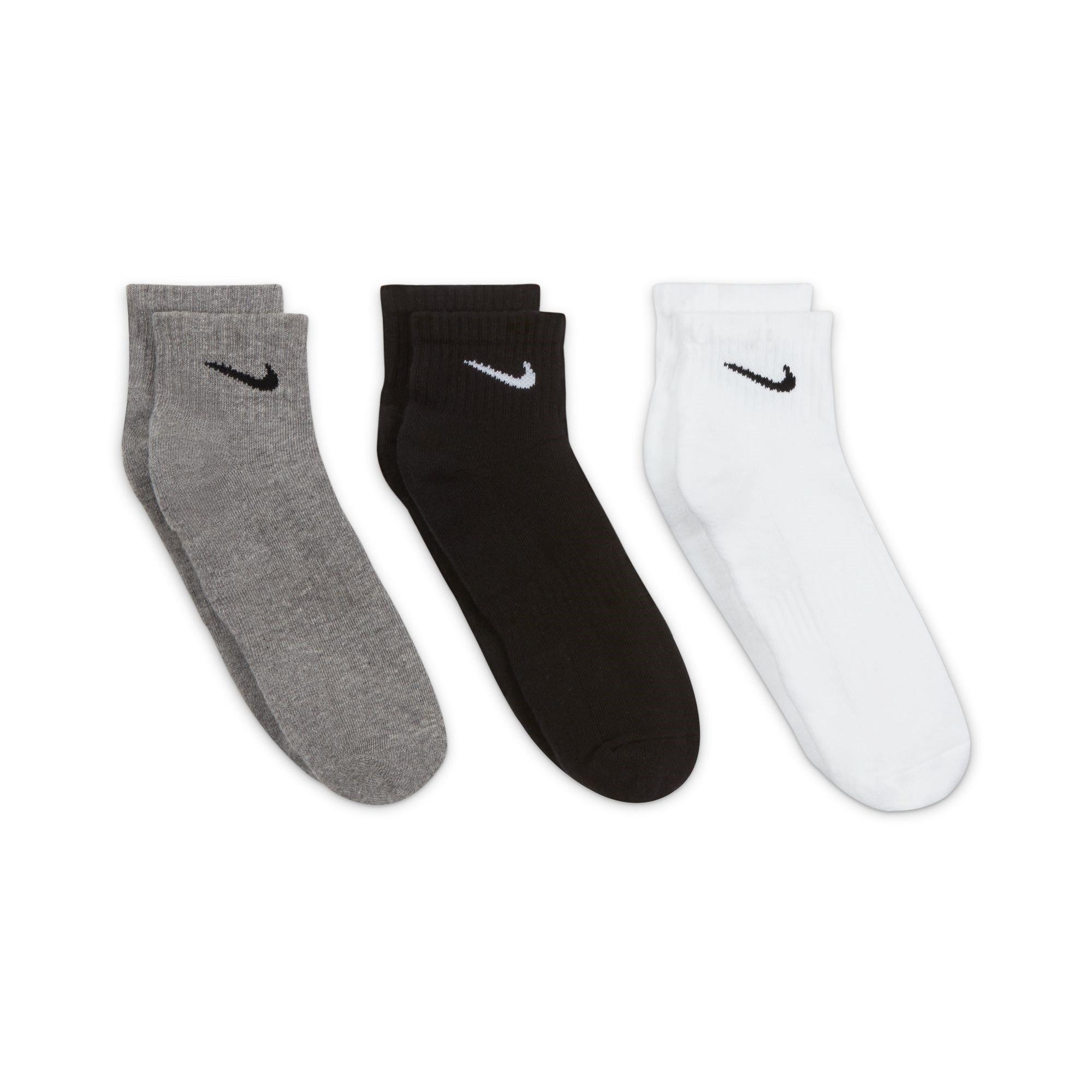 Multi - Nike - Nike 3Pk Quarter Sox Jn00 - 4