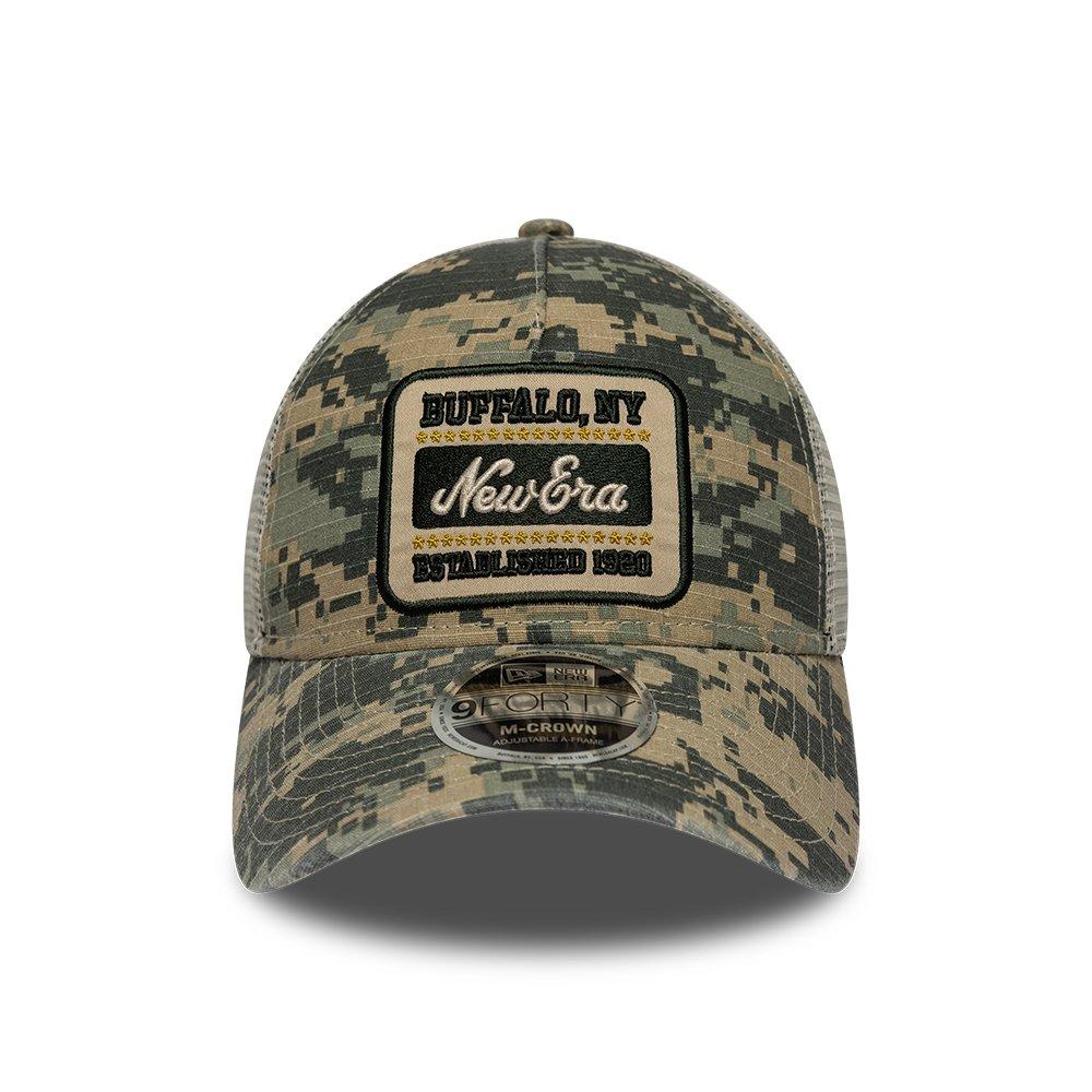 NE Camo/Black - New Era - 9FORTY M-Crown Camo Snapback Trucker Cap - 2