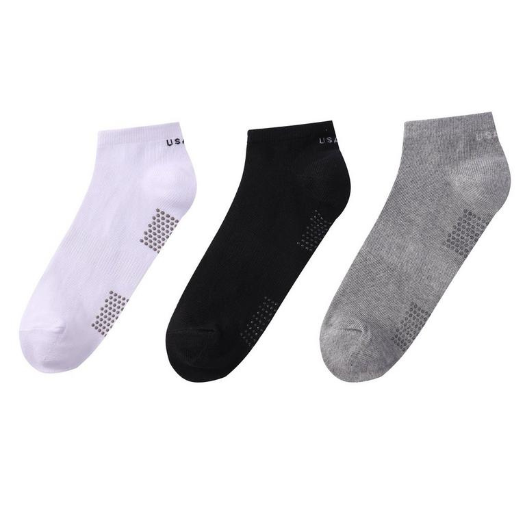3Pk Multi - USA Pro - Pro Anti Slip Socks Ladies - 1