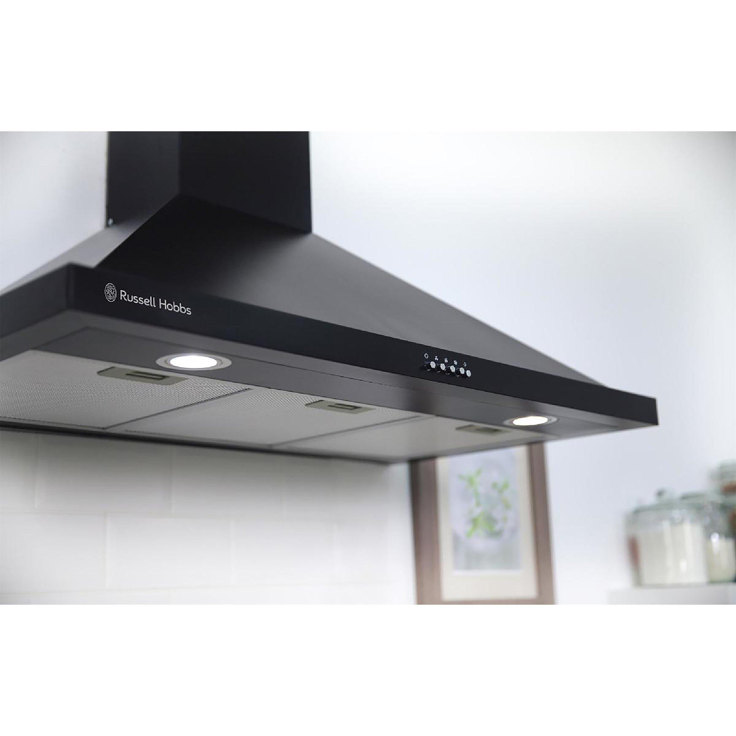 Black - Russell Hobbs - Russell Hobbs RHSCH901B-M Chimney Cooker Hood - 2