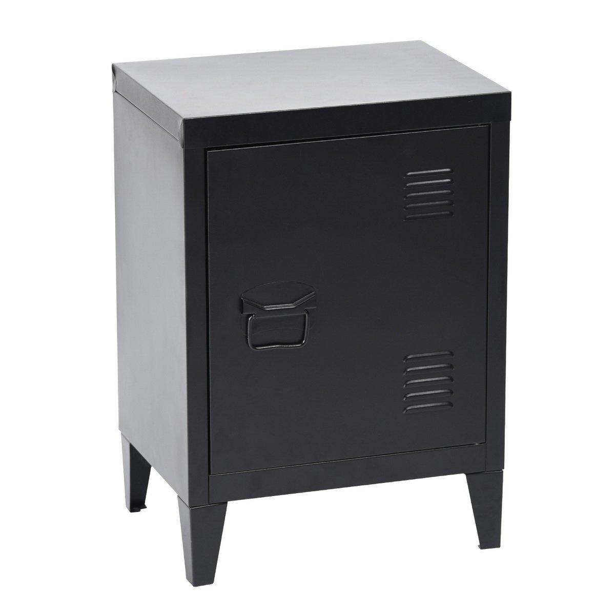 Black - Urban Meuble - Durable Metal Storage Cabinet - 4