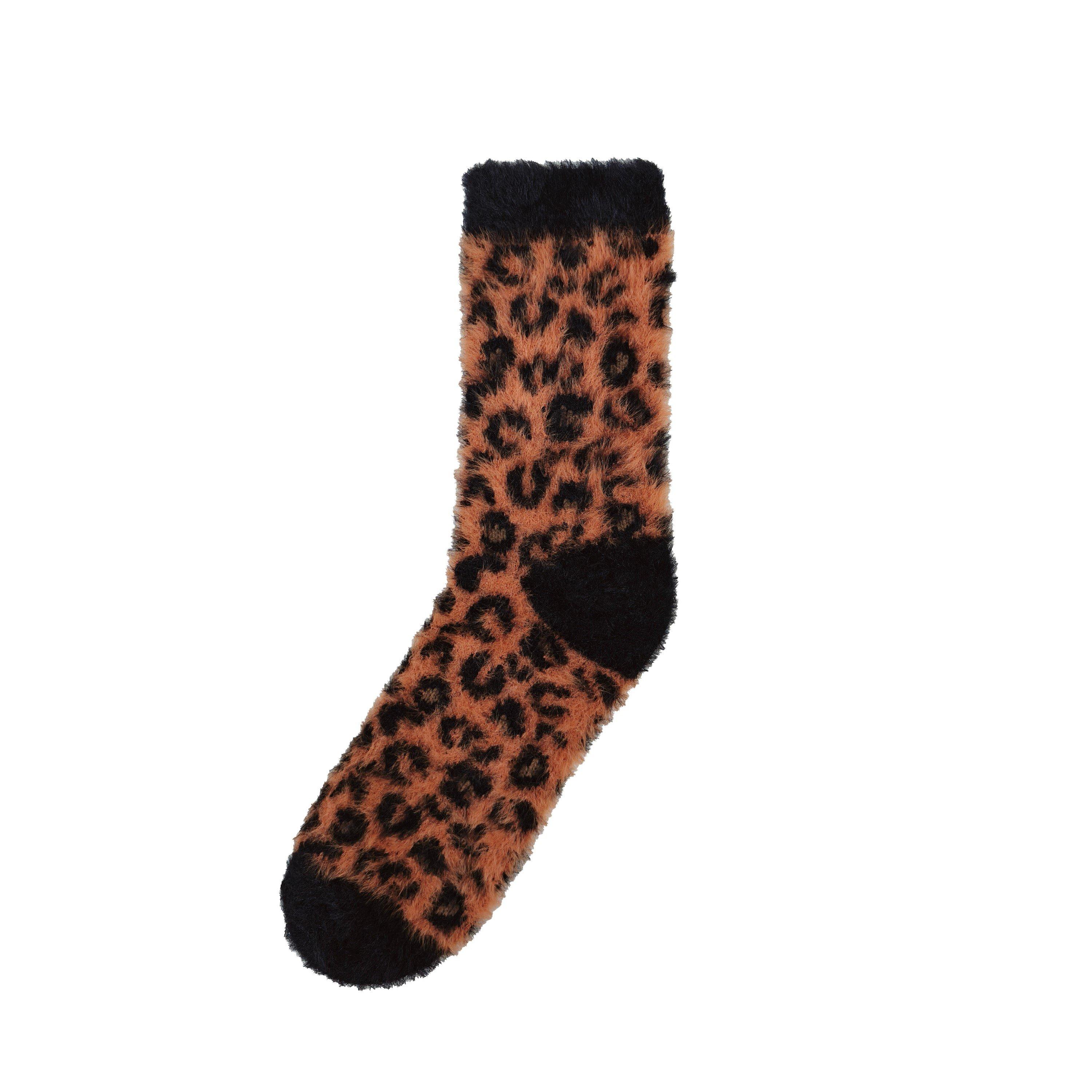 Leopard - Miso - Feather Socks Ld99 - 2