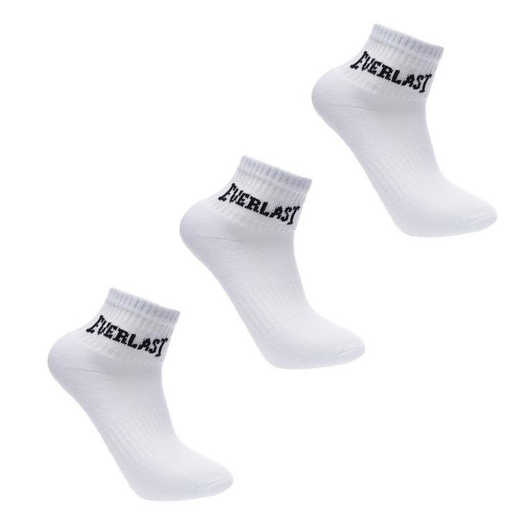 Weiß - Everlast - Quarter Socks 3 Pack Childrens - 1
