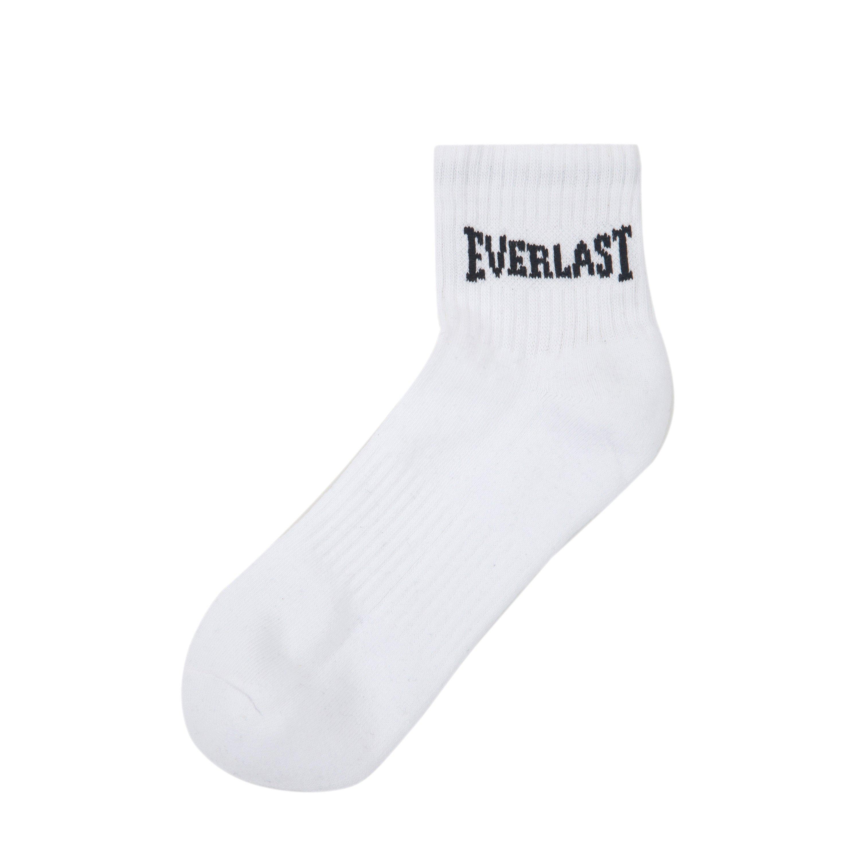White - Everlast - Quarter Socks 3 Pack Mens - 2