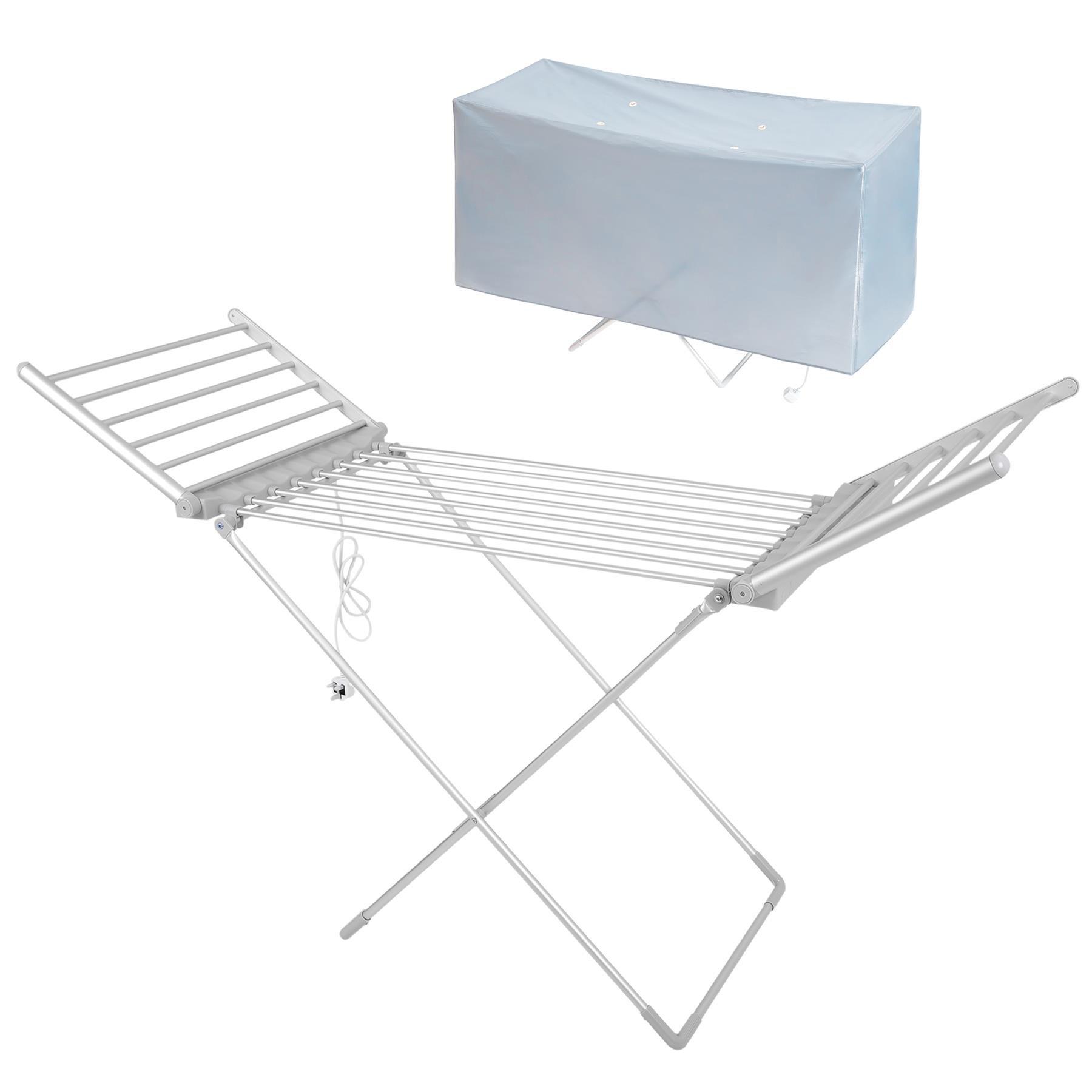 Silver - Igenix - IGHA01220S Winged Heated Airer - 1