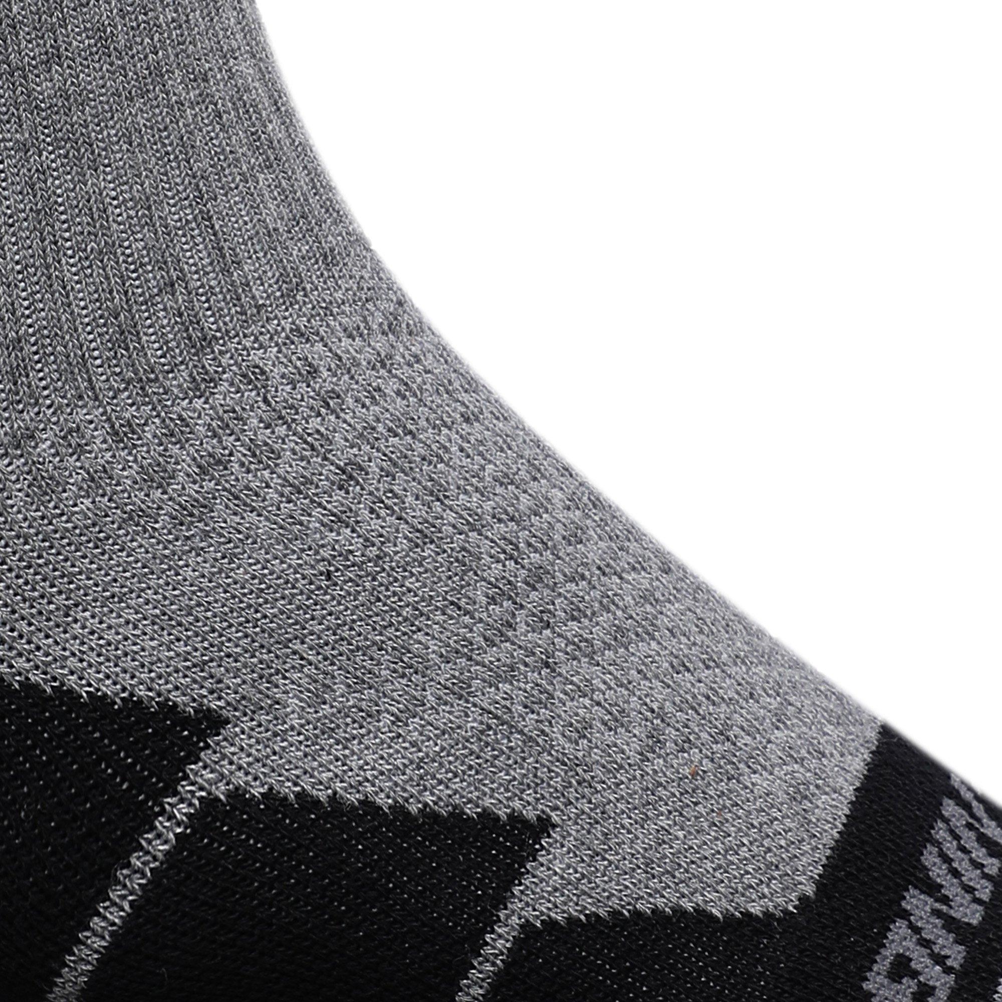 Grey/Blk - Li Ning - LiNing Mid Cut Sport Socks Adults - 2
