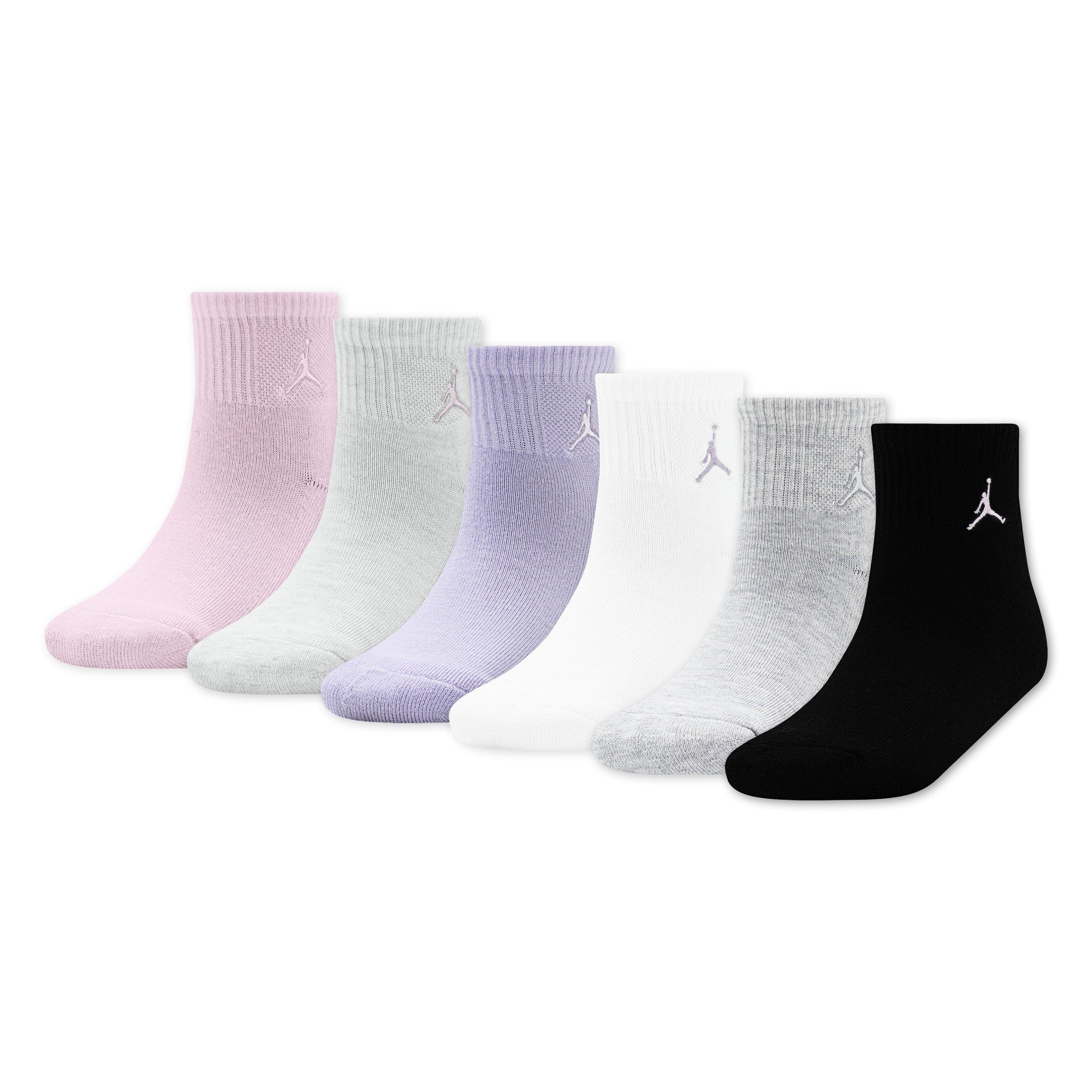 Pink Foam - Air Jordan - Everday Essential Socks 6-Pack Childrens - 1