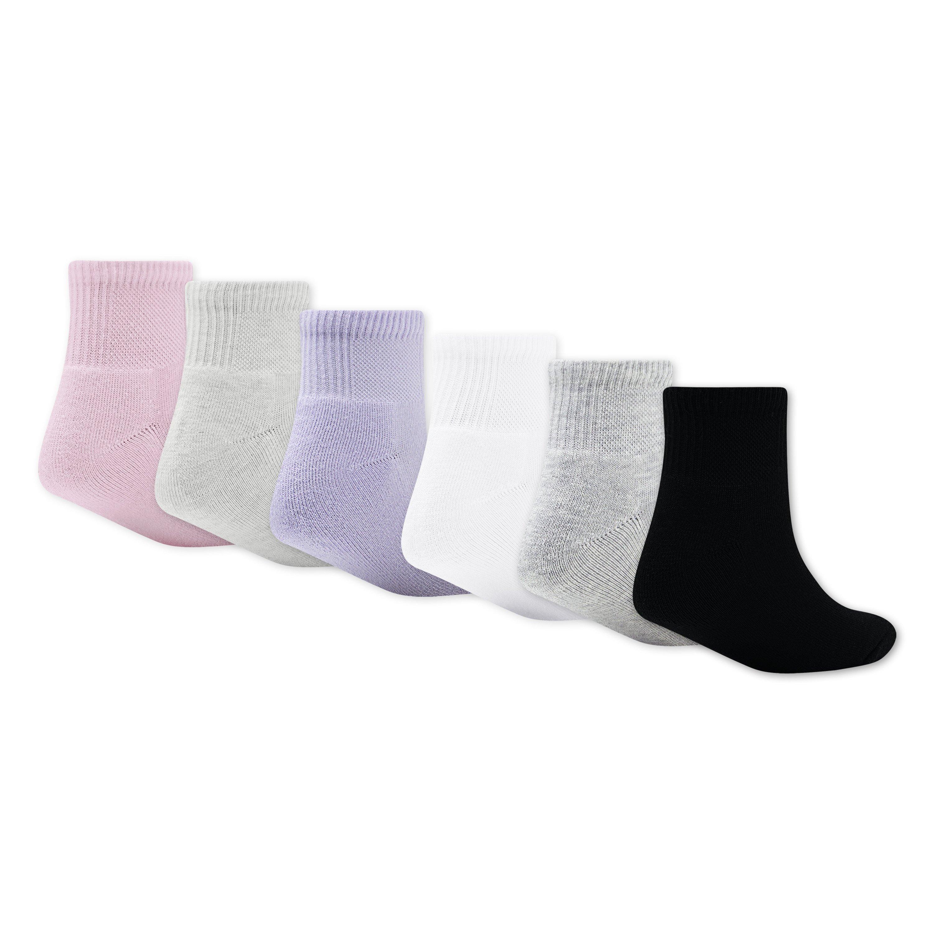 Pink Foam - Air Jordan - Everday Essential Socks 6-Pack Childrens - 2