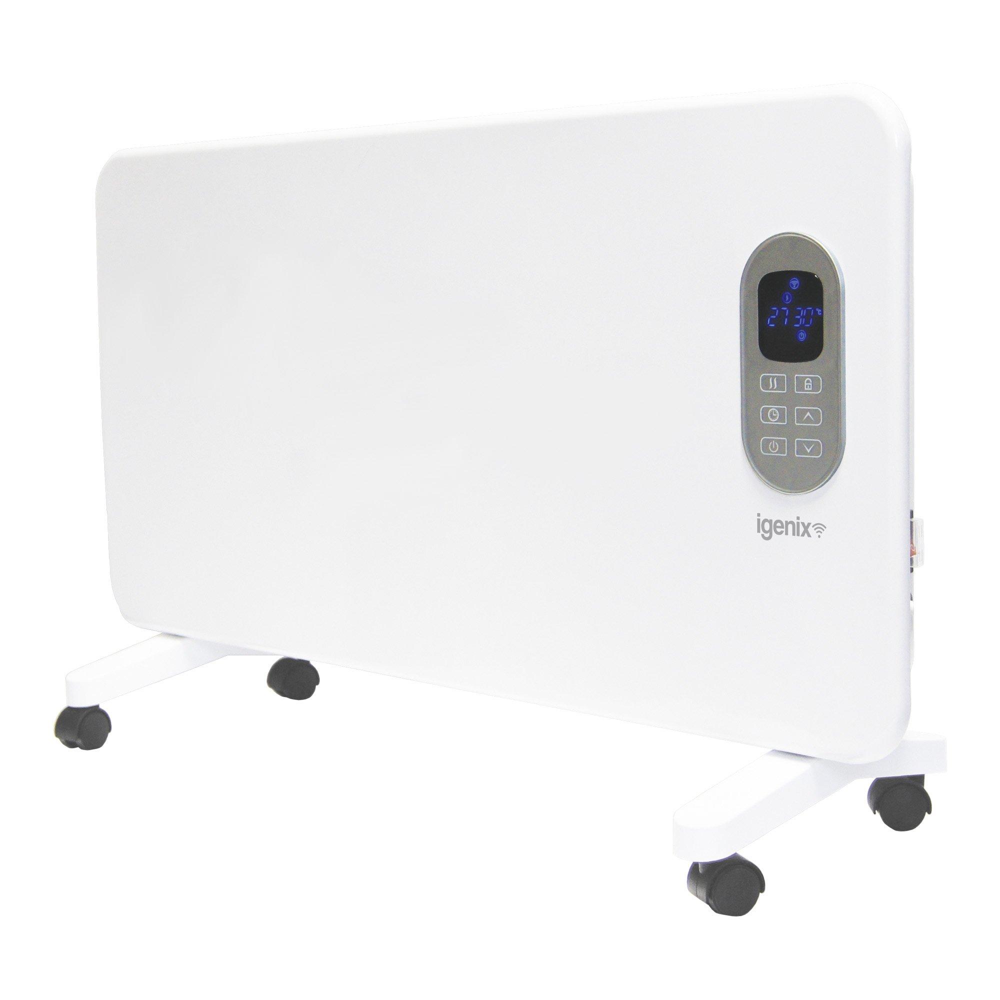 White - Igenix - IG9520WIFI 2000W Wi-Fi Enabled Panel Heater with A - 1