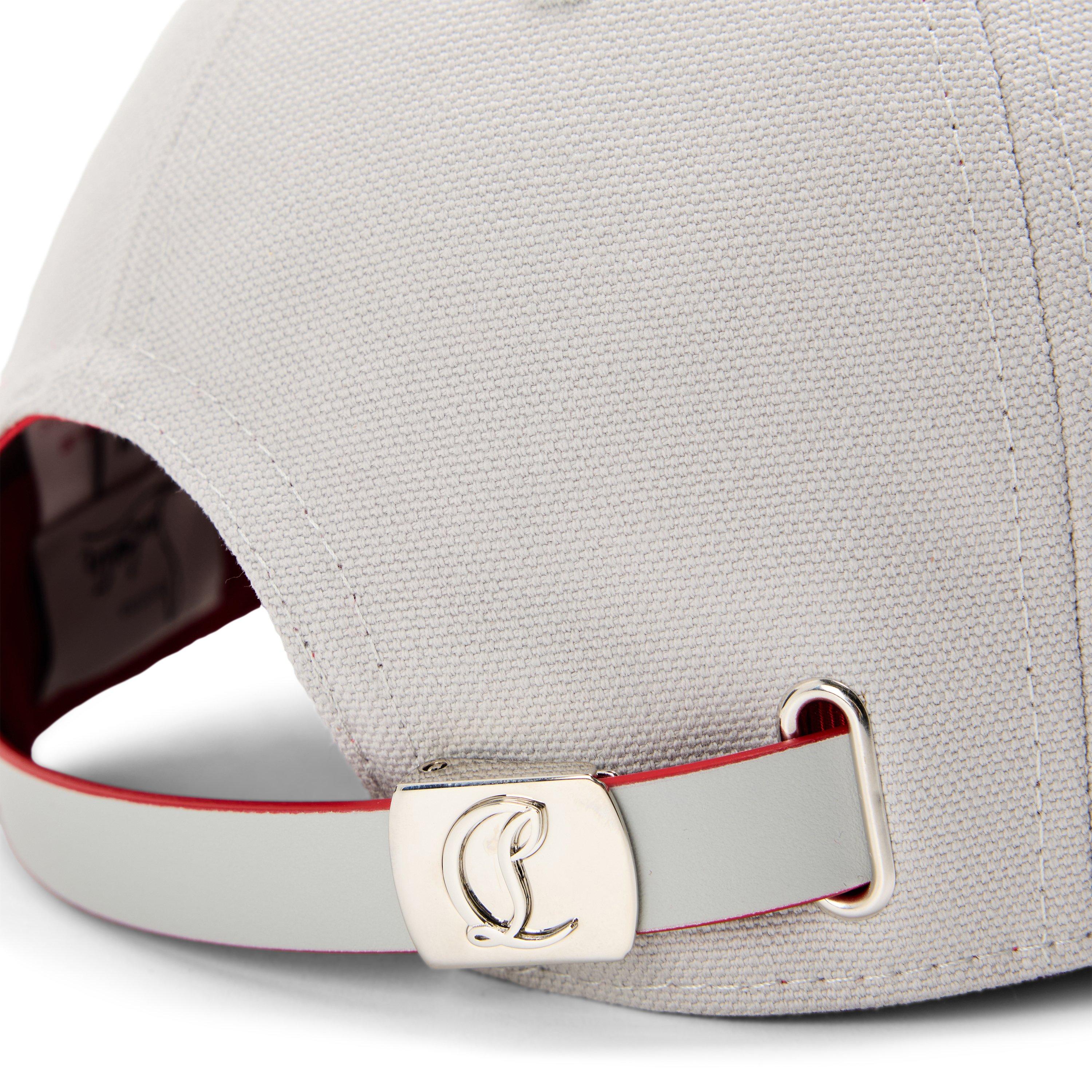 Jumbo Grey - Christian Louboutin - Men's Chr Moncrest Baseball Cap - 4