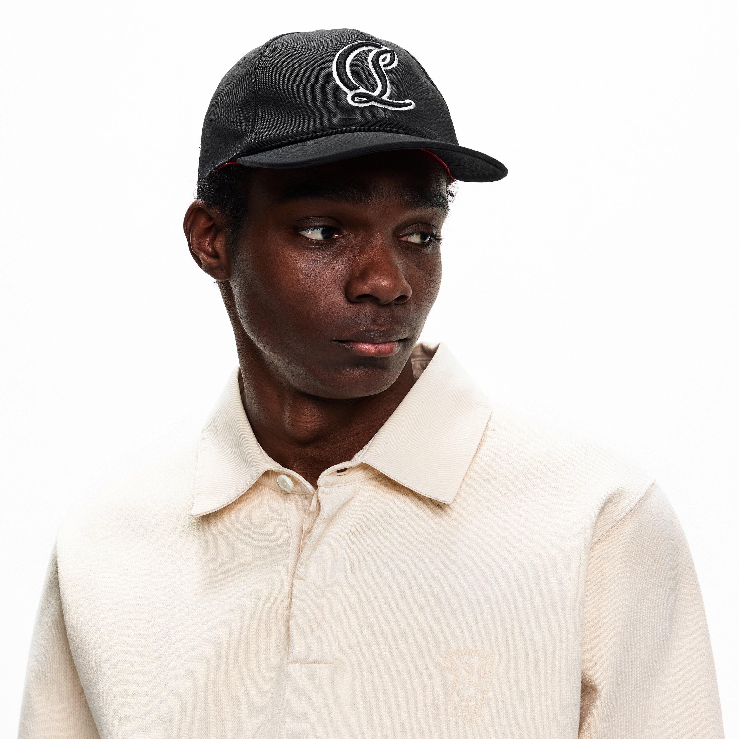Black - Christian Louboutin - Men's Chr Moncrest Baseball Cap - 3