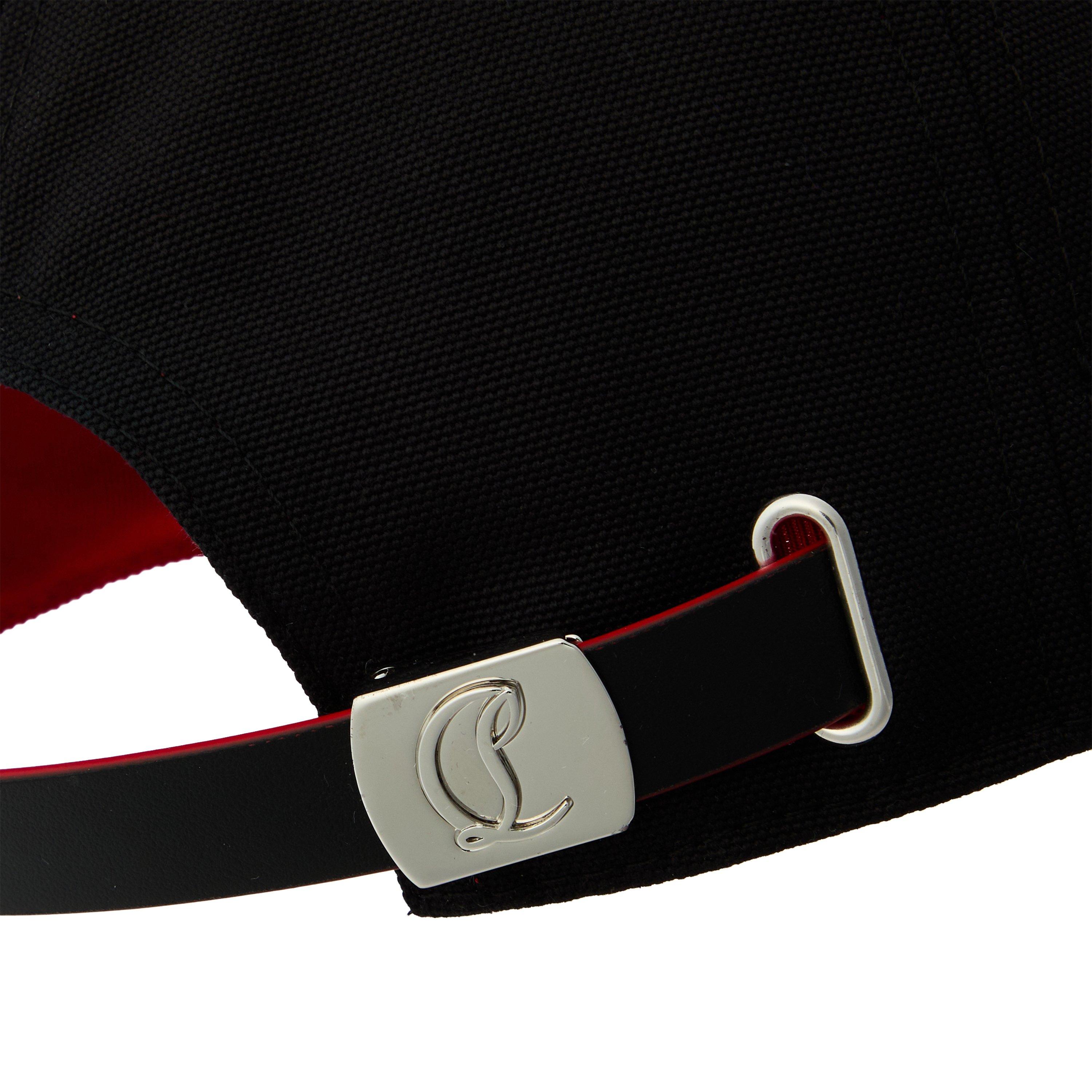 Black - Christian Louboutin - Men's Chr Moncrest Baseball Cap - 4