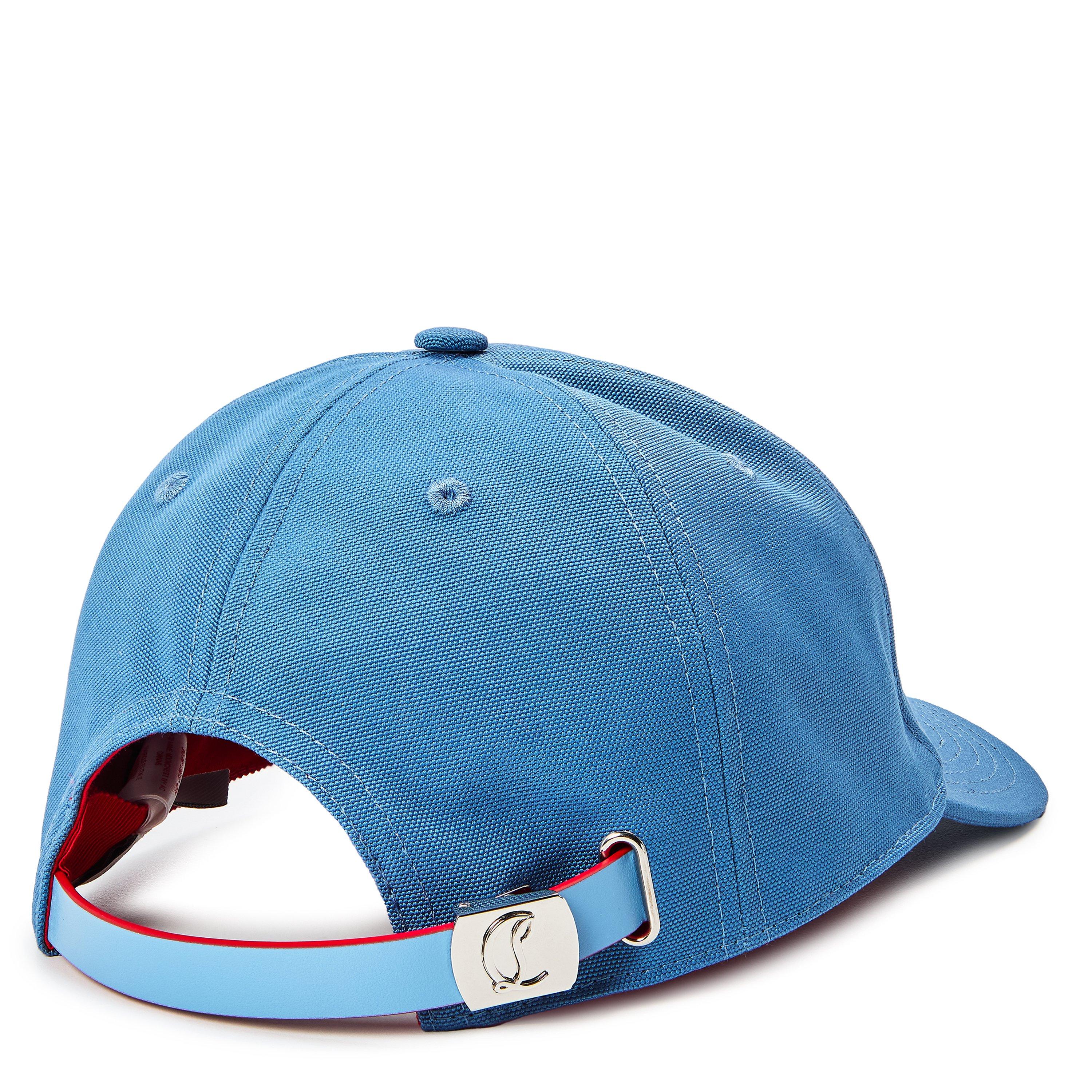 Ceruleo - Christian Louboutin - Men's Chr Moncrest Baseball Cap - 2