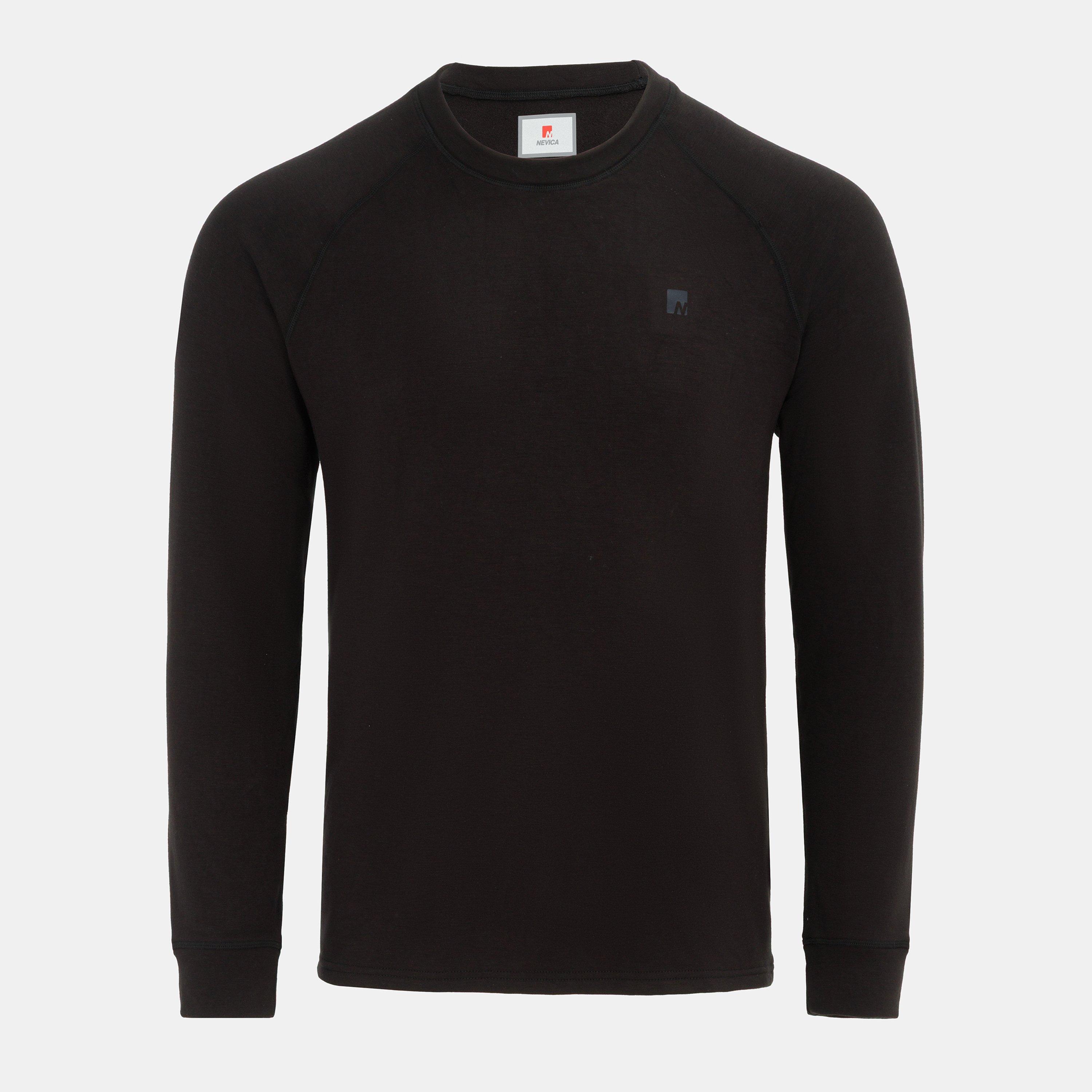Black - Nevica - Men's Chamonix Warm Baselayer Top - 1