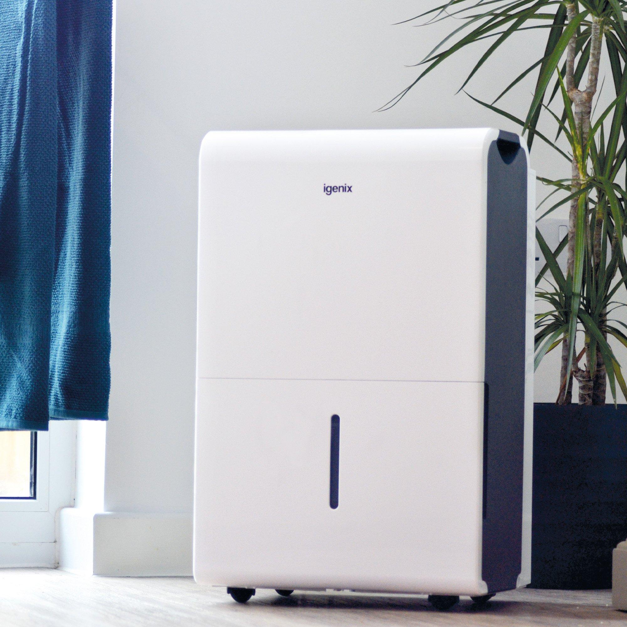 White - Igenix - IG9813 12 Litre Per Day Dehumidifier - 8