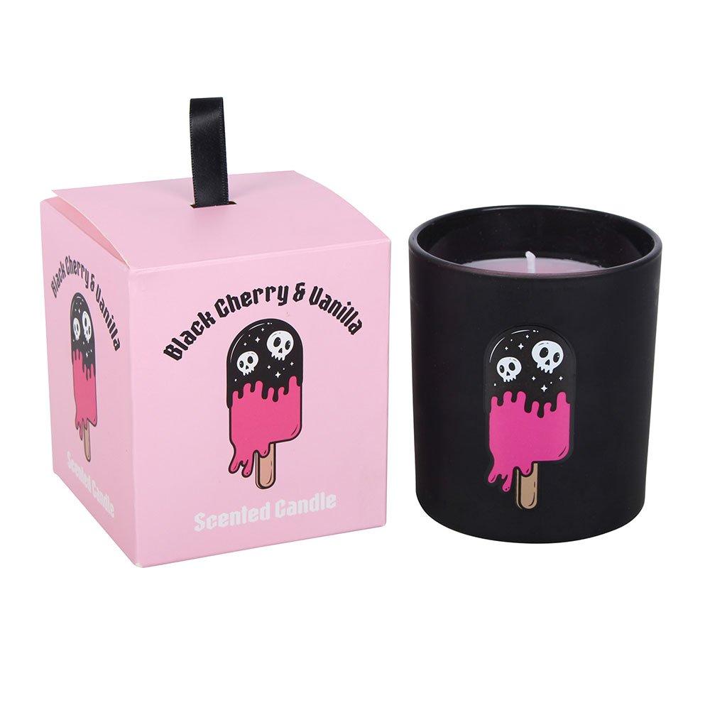 Black - Something Different - Black Cherry & Vanilla Scented Candle - 2