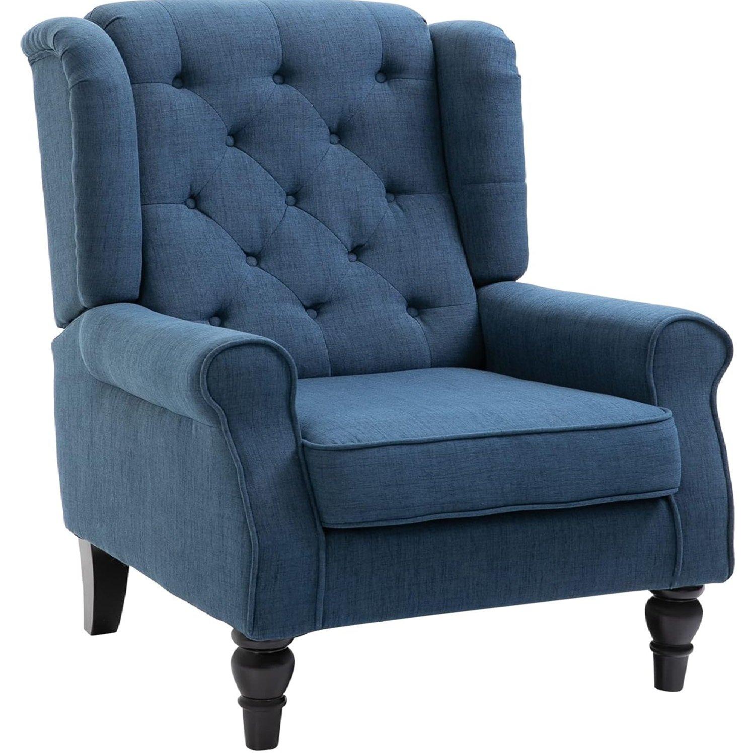 HOMCOM Retro Accent Chair