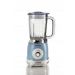 Ariete AR8305 Vintage 1000W Glass Jug Blender Blue