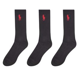 Ralph Lauren Polo Ralph Lauren 3 Pack Big Polo Pony Crew Sock