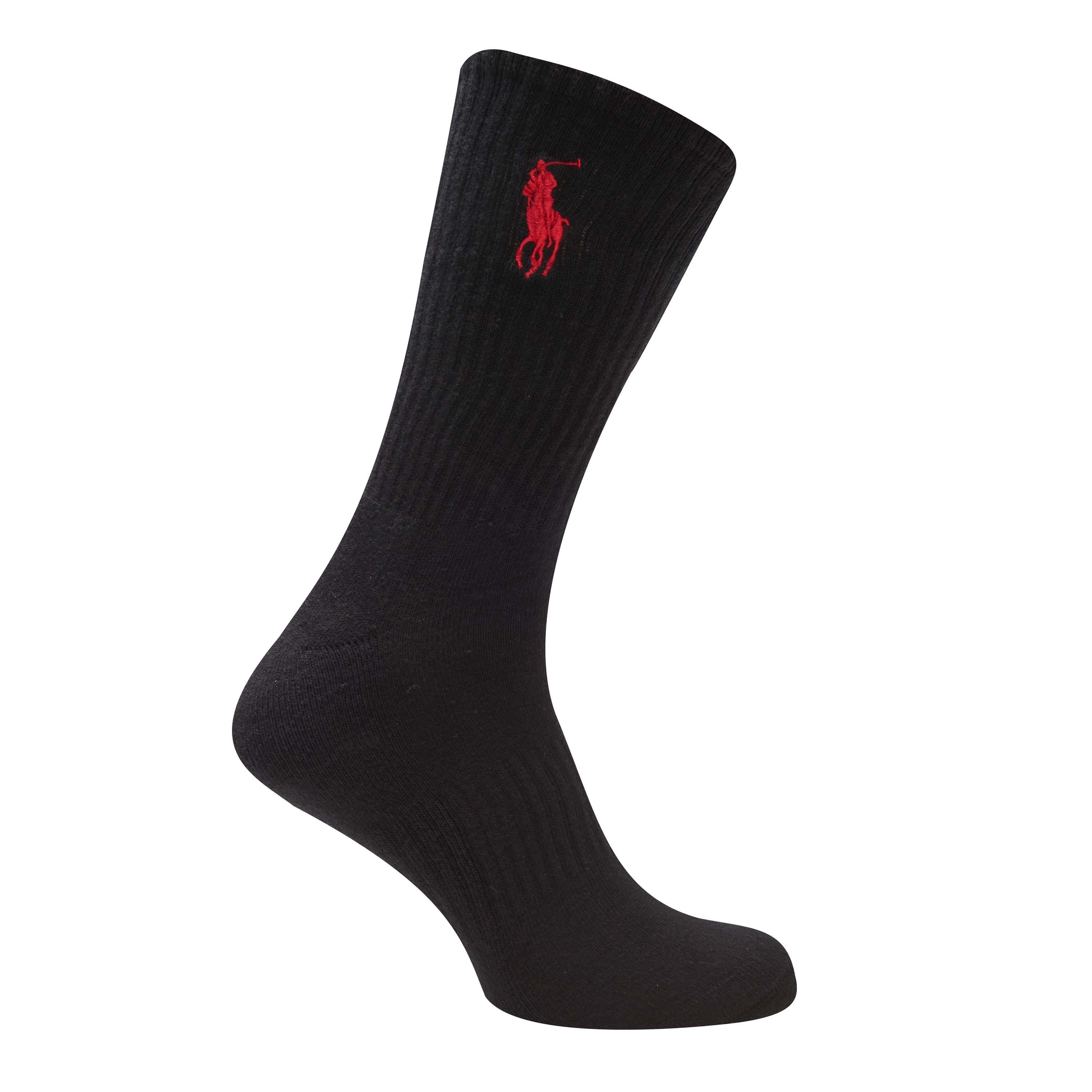 Polo Black - Polo Ralph Lauren - Men's 3 Pack Crew Socks - 2