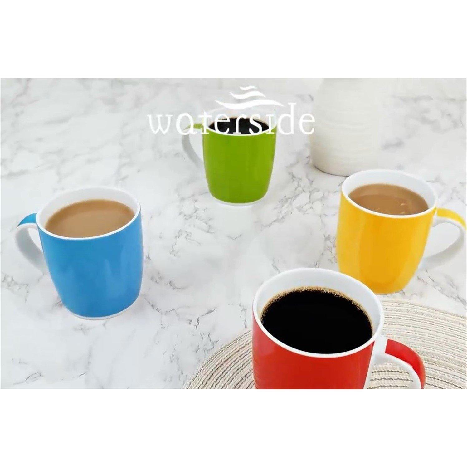 Multi - Waterside - 4PC Colour Band Mug Set - 2