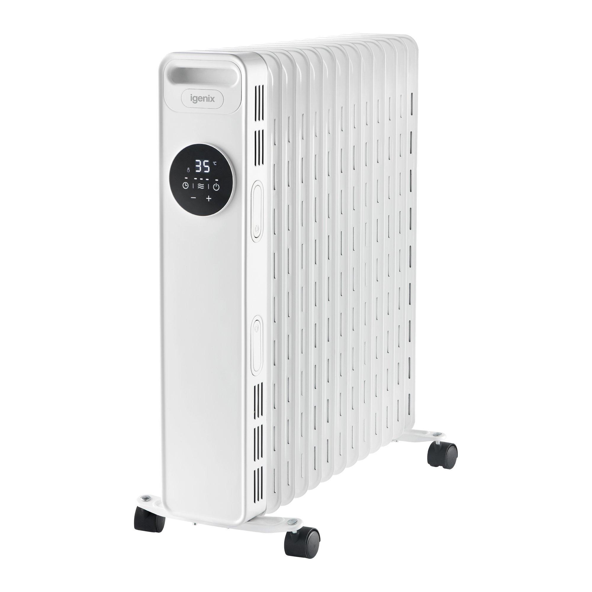 Igenix IG2626 2.5KW  Digital Oil Filled Radiator White