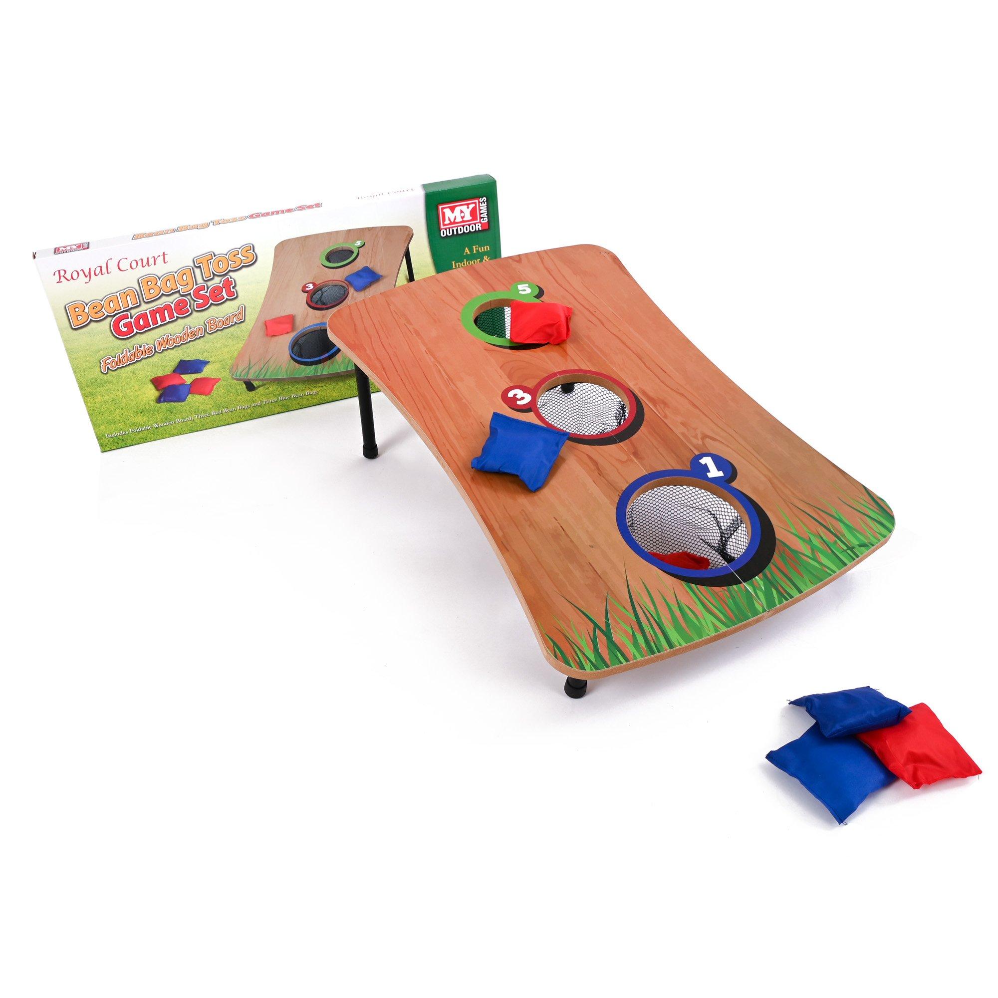 Kandytoys  Kids Wooden Foldable Toss Bag Throw Game -  Colour - Single