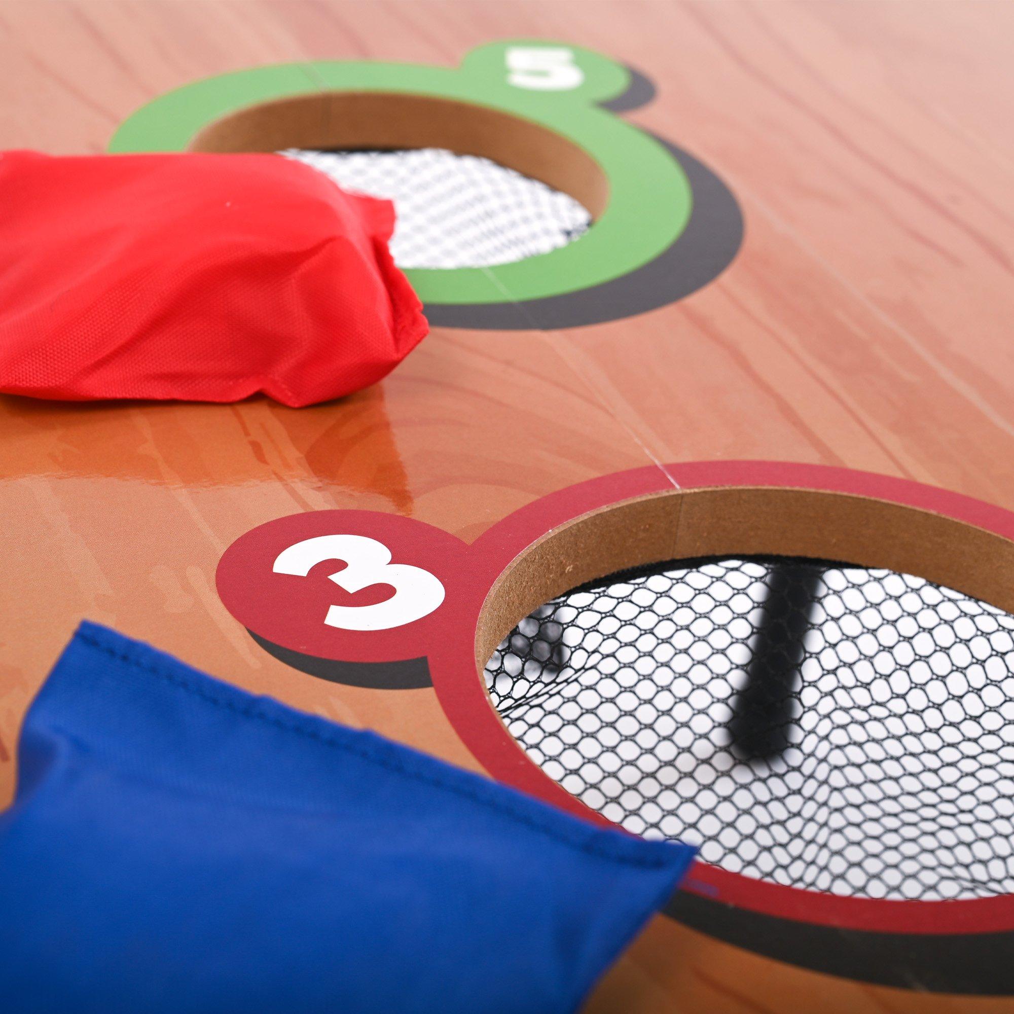 Multi Colour - Kandytoys - WOODEN FOLDABLE TOSS BAG THROW GAME - 3