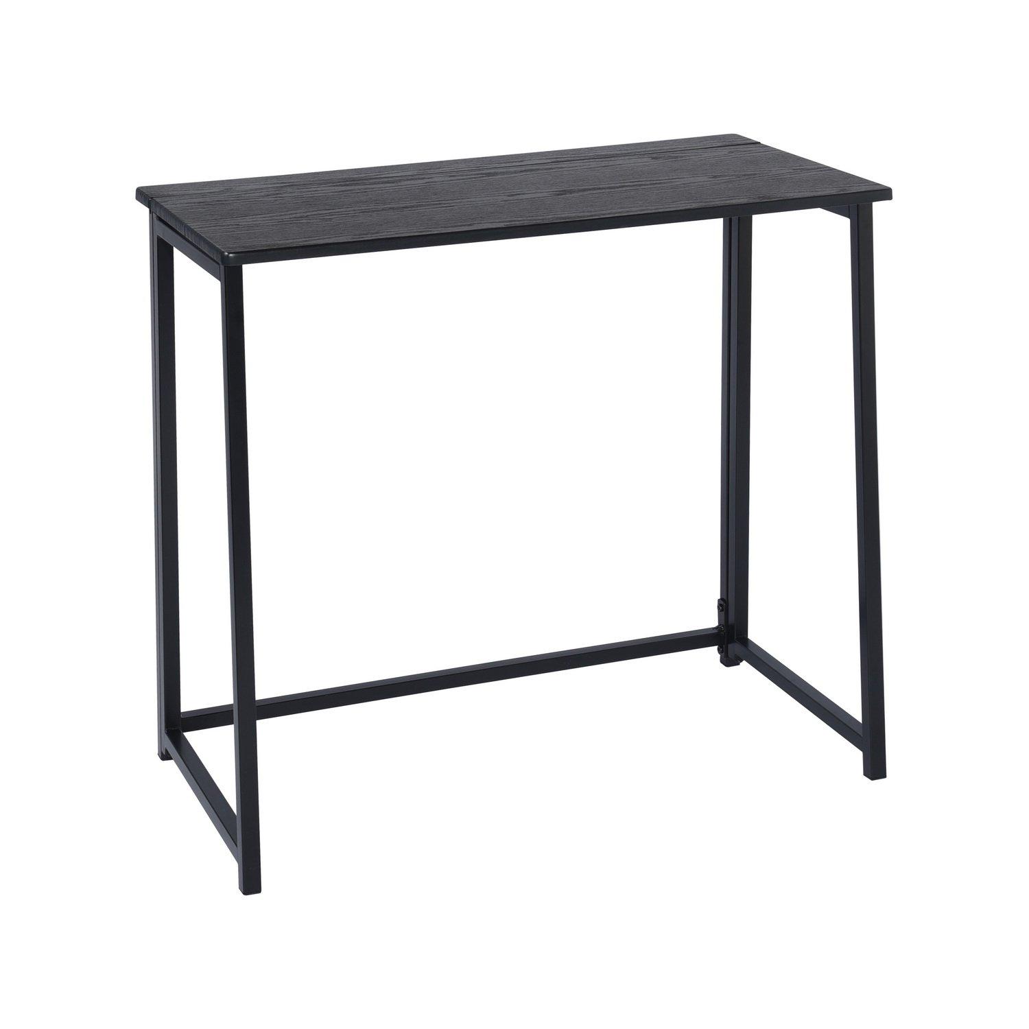Black - Urban Meuble - Foldable Desk with Metal Frame - 3